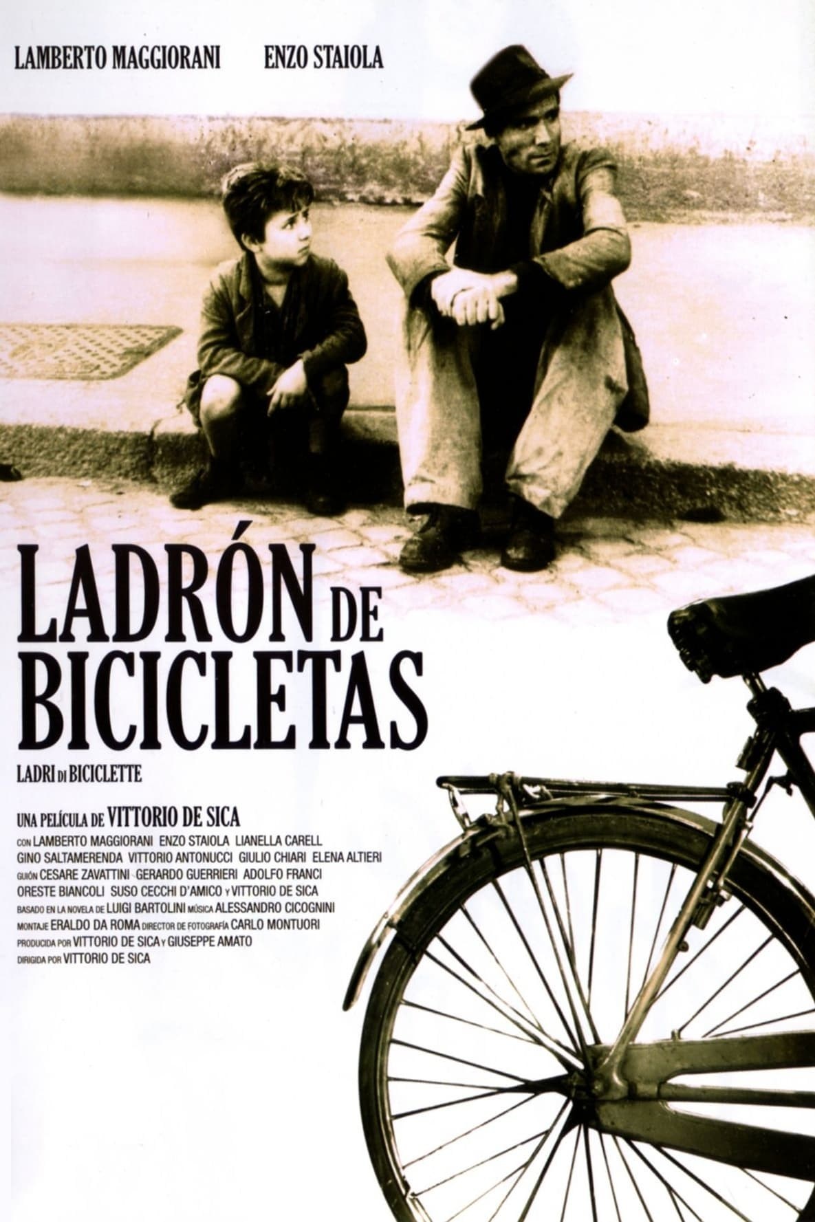 Poster de LADRÓN DE BICICLETAS en español
