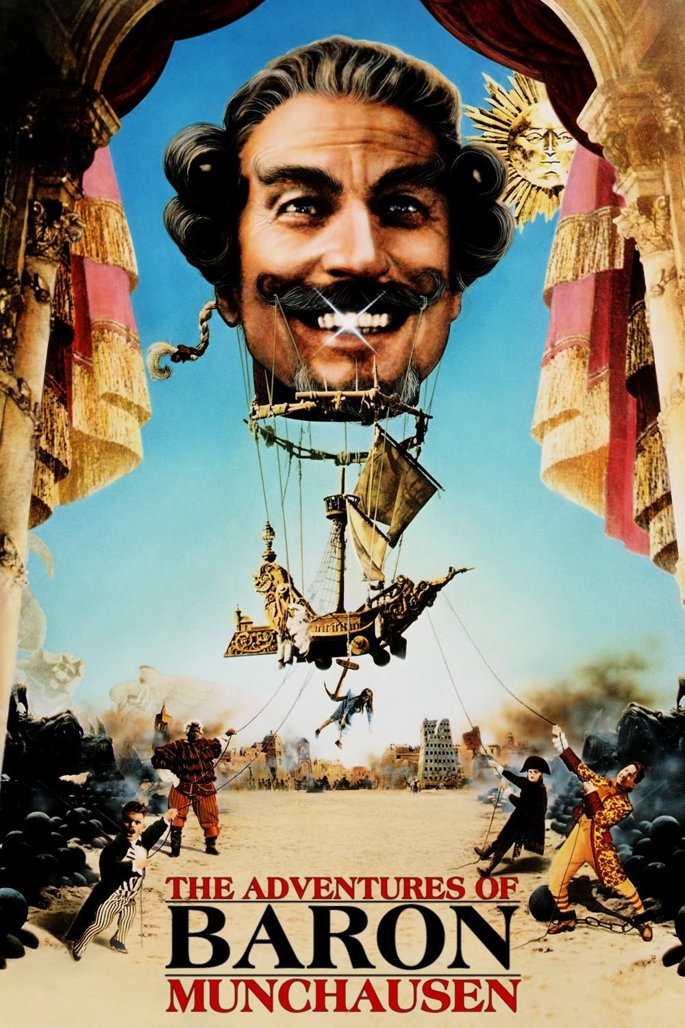 Poster de LAS AVENTURAS DEL BARÓN MUNCHAUSEN en inglés