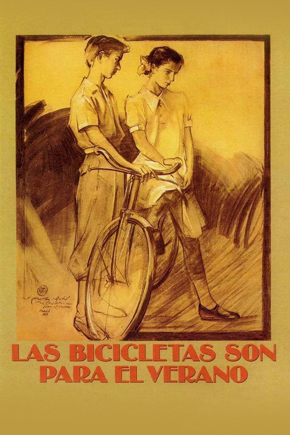 Poster de LAS BICICLETAS SON PARA EL VERANO en español
