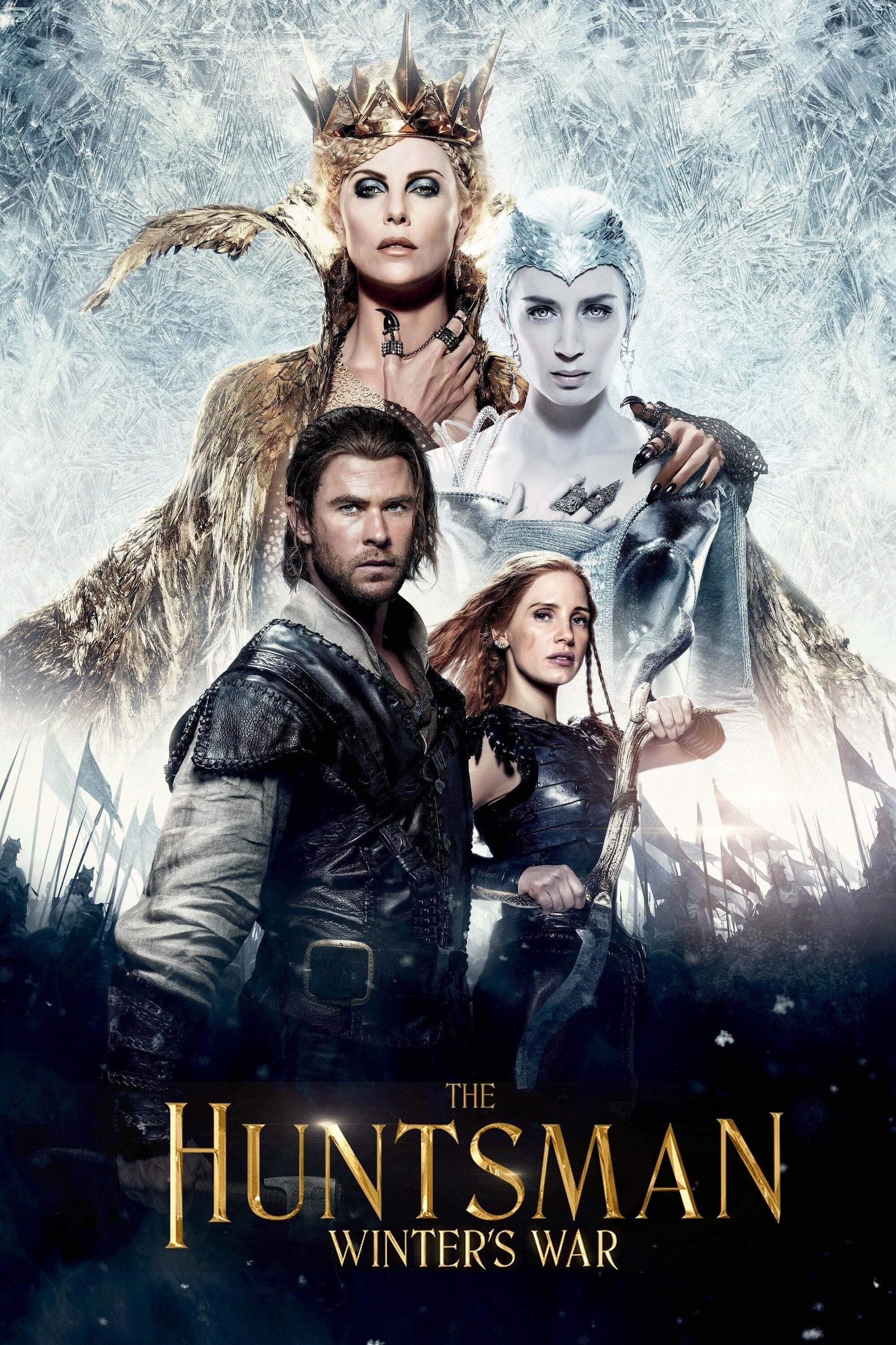 Poster de LAS CRÓNICAS DE BLANCANIEVES: EL CAZADOR Y LA REINA DEL HIELO en inglés