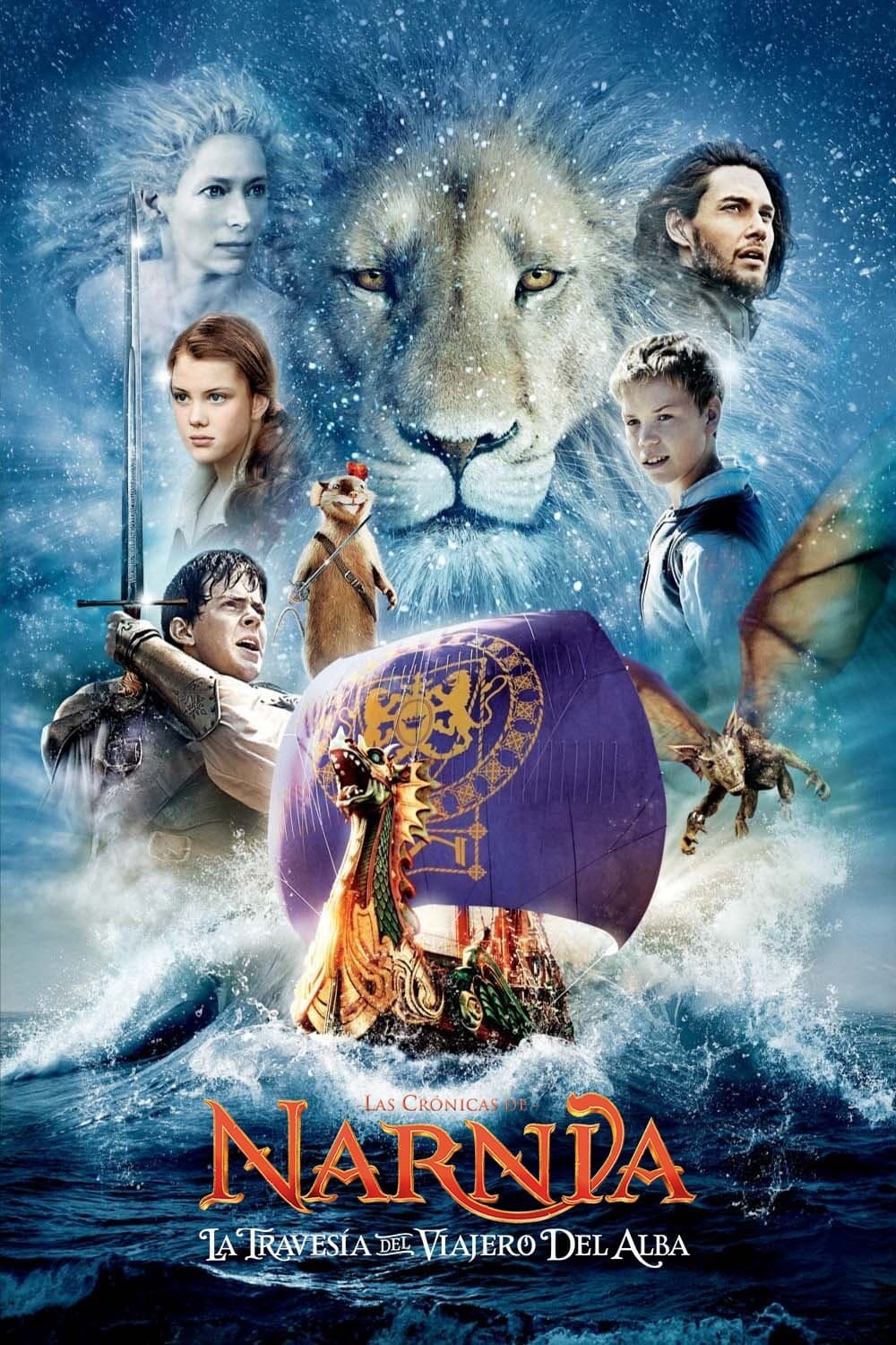 Poster de LAS CRÓNICAS DE NARNIA: LA TRAVESÍA DEL VIAJERO DEL ALBA en español