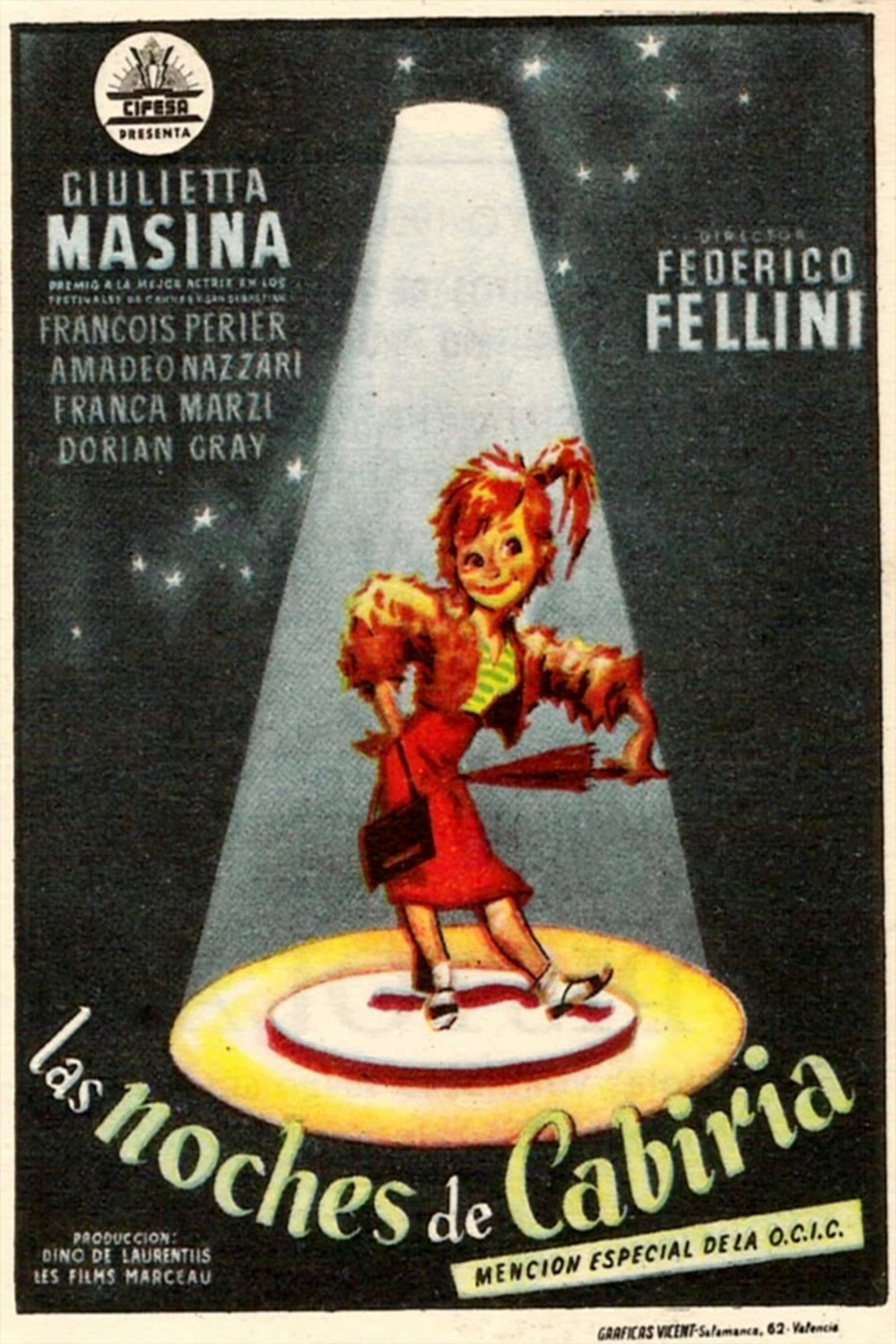 Poster de LAS NOCHES DE CABIRIA en español