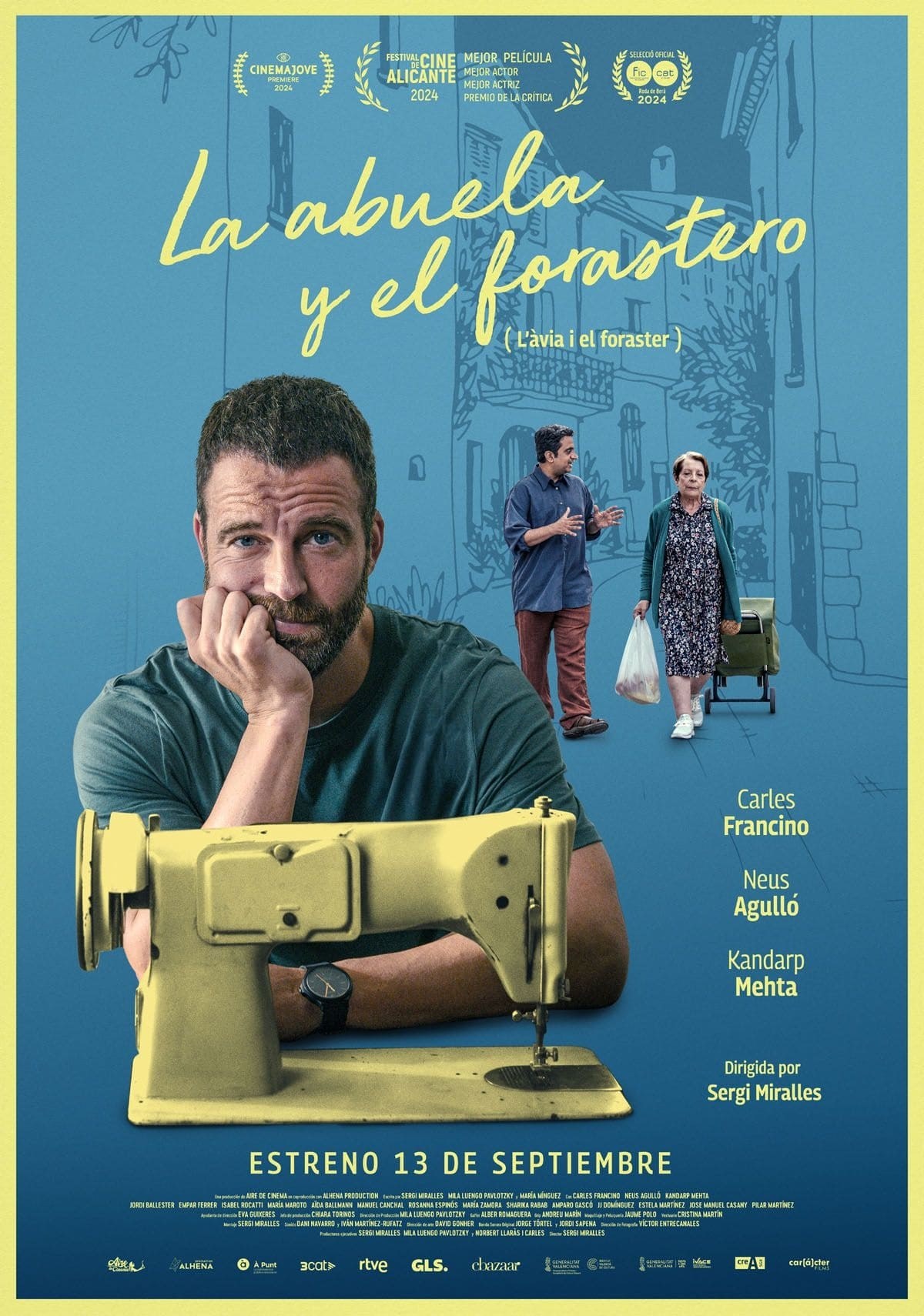 Poster de LA ABUELA Y EL FORASTERO en español