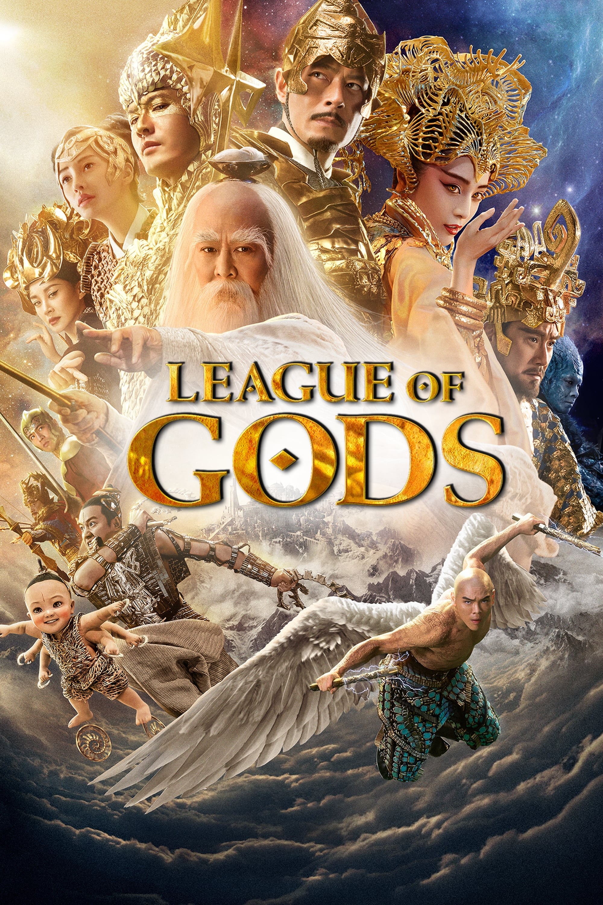 Poster de LEAGUE OF GODS en inglés