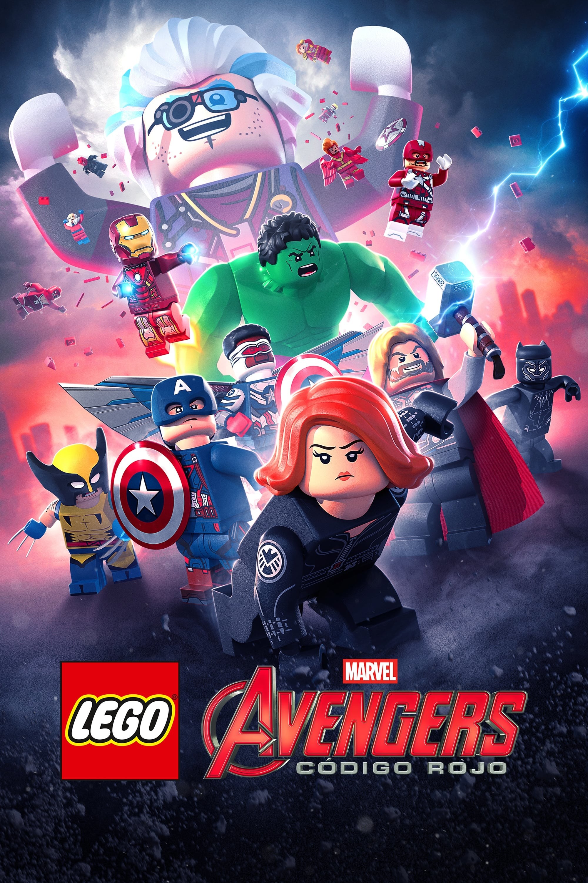 Poster de LEGO MARVEL AVENGERS: CODE RED en español