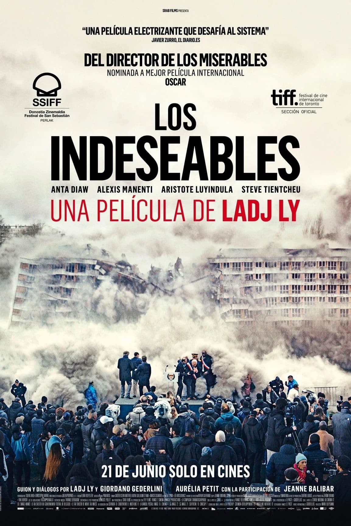 Poster de LOS INDESEABLES en español