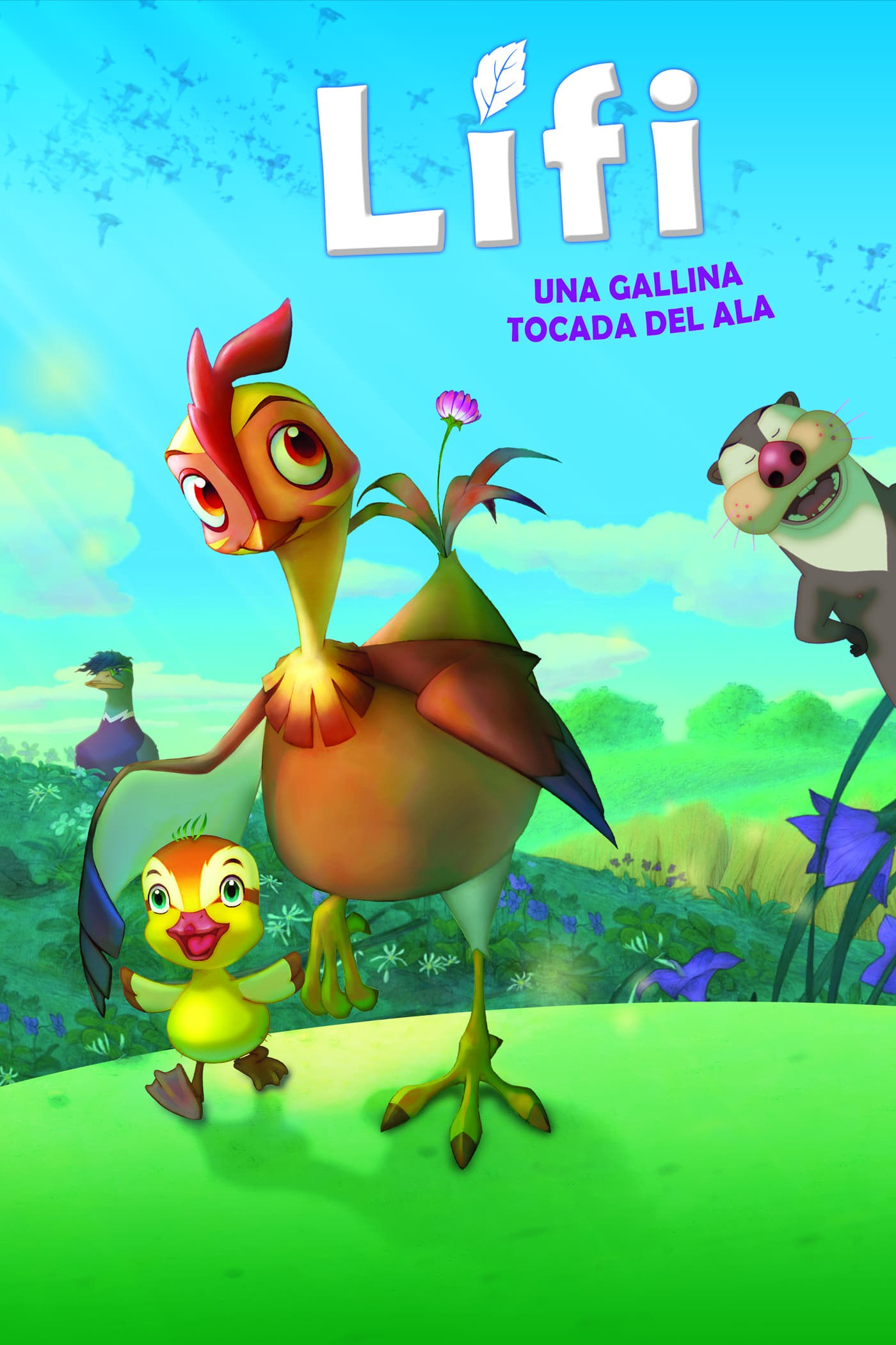 Poster de LIFI, UNA GALLINA TOCADA DEL ALA en español