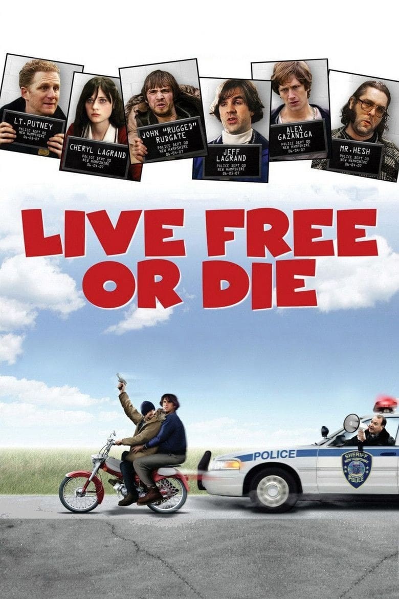 Poster de LIVE FREE OR DIE en inglés