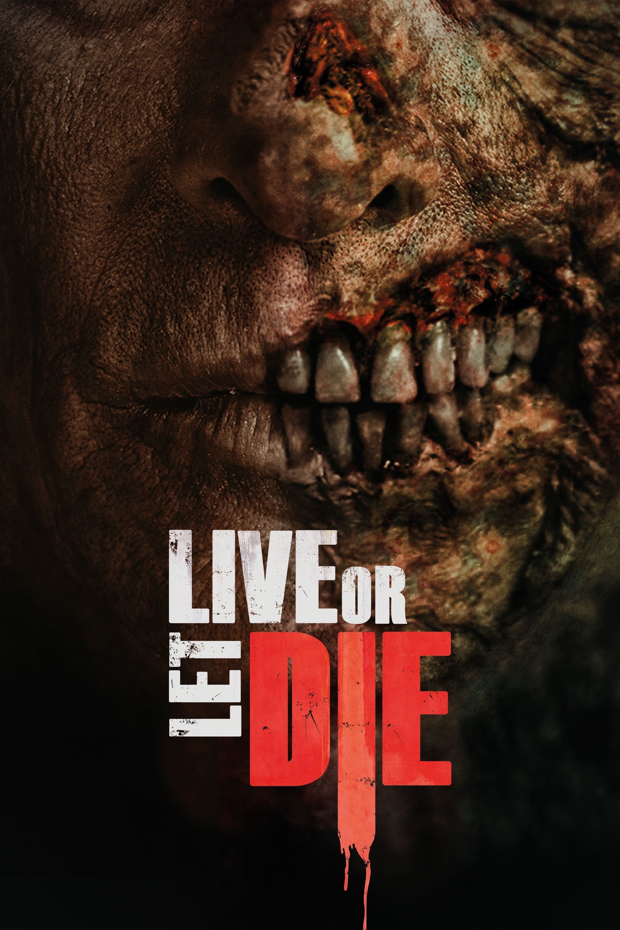 Poster de LIVE OR LET DIE en inglés