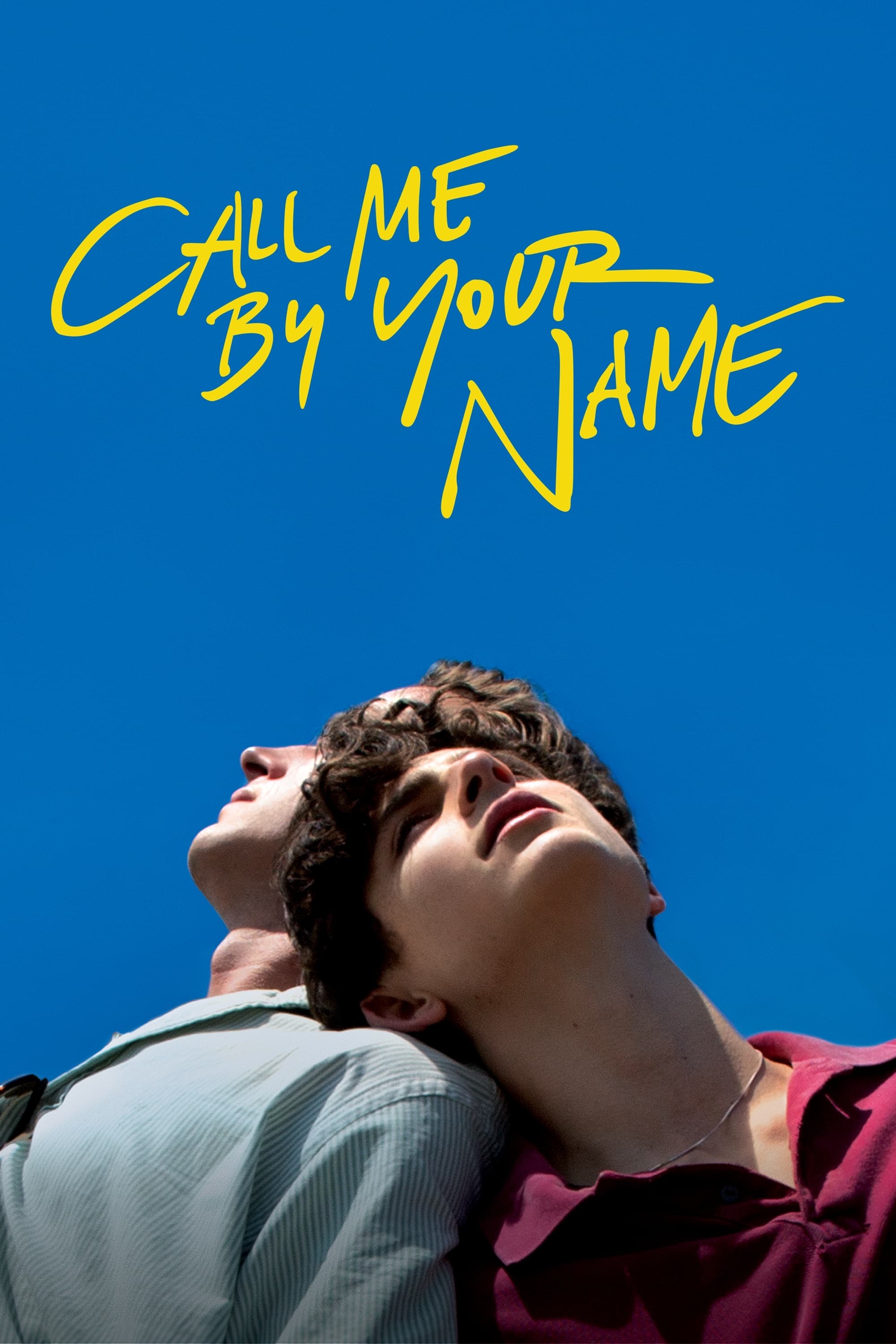 Poster de CALL ME BY YOUR NAME en inglés