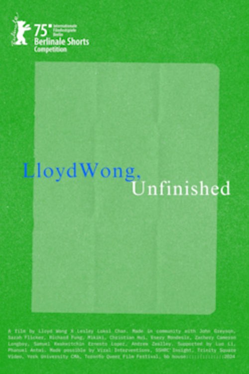 Poster de LLOYD WONG, UNFINISHED