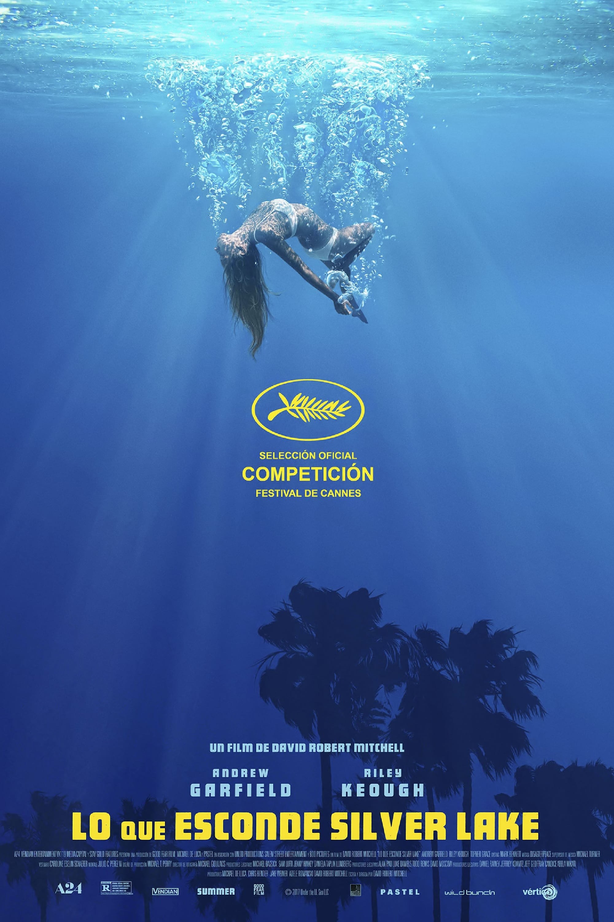 Poster de LO QUE ESCONDE SILVER LAKE en español