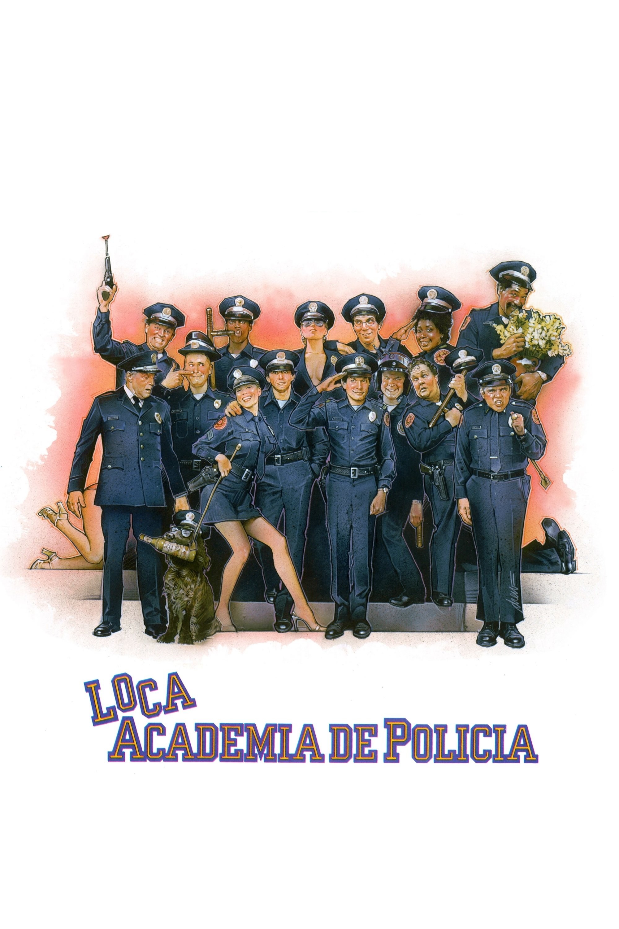 Poster de LOCA ACADEMIA DE POLICÍA en español