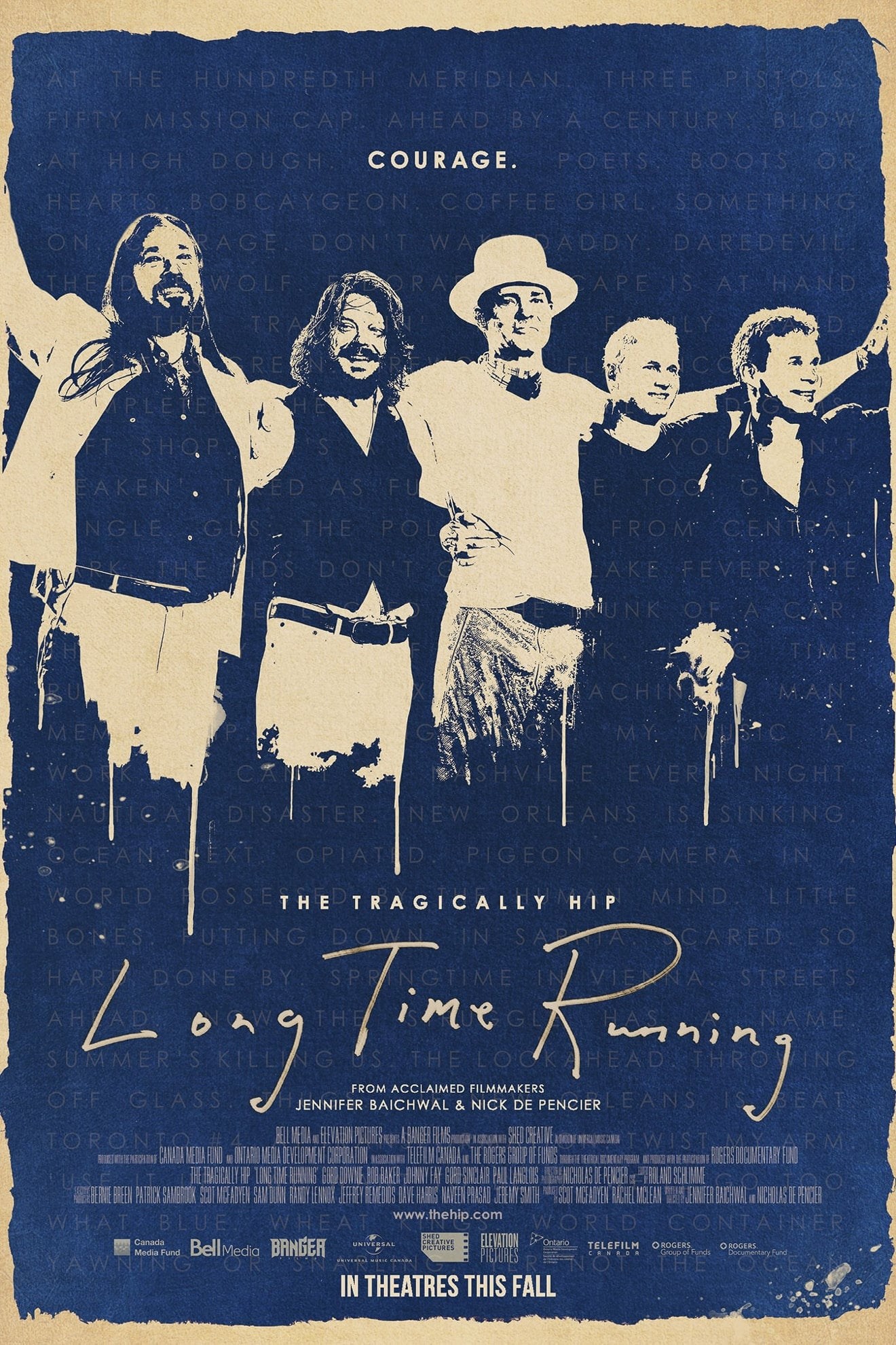 Poster de LONG TIME RUNNING en inglés