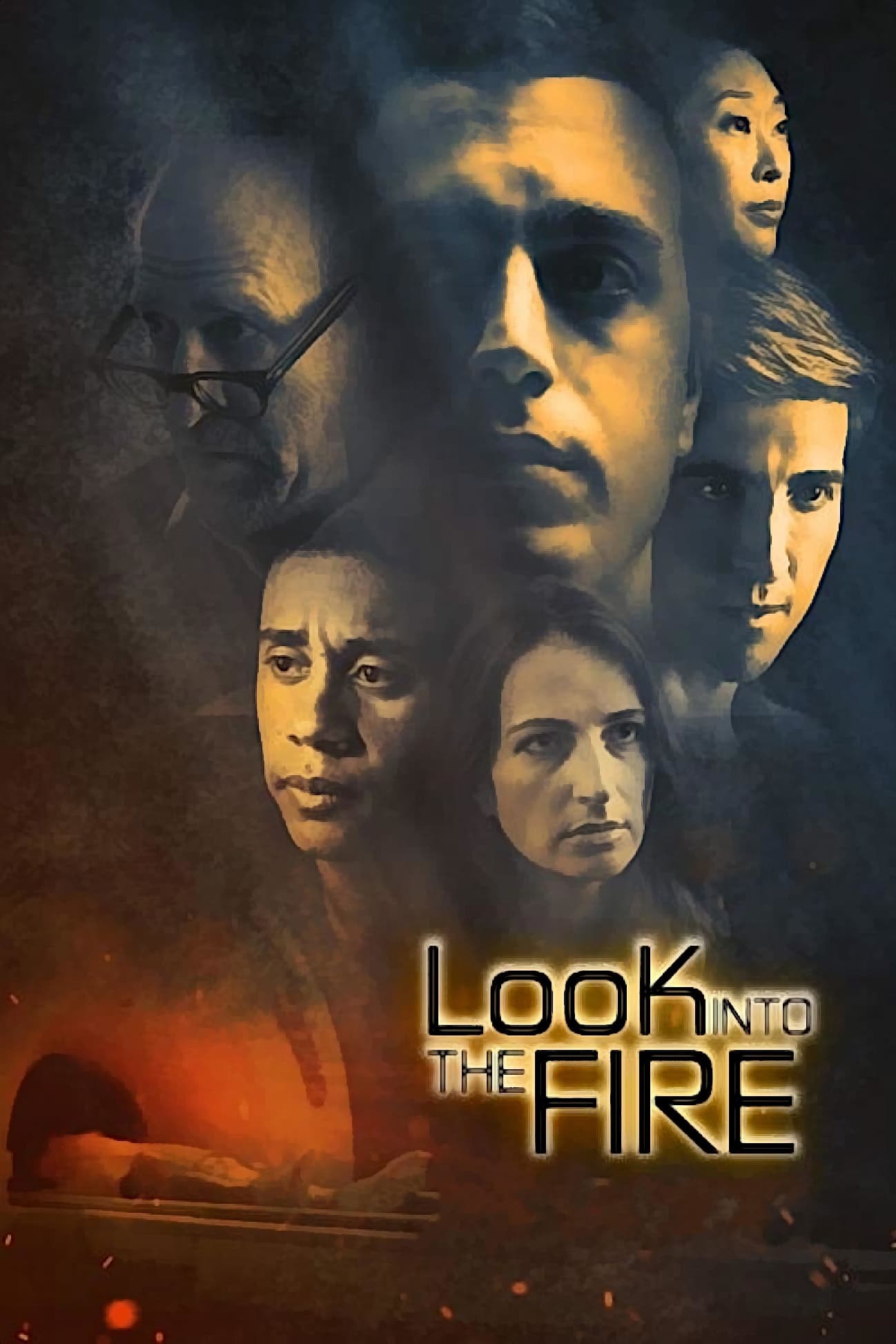 Poster de LOOK INTO THE FIRE en inglés