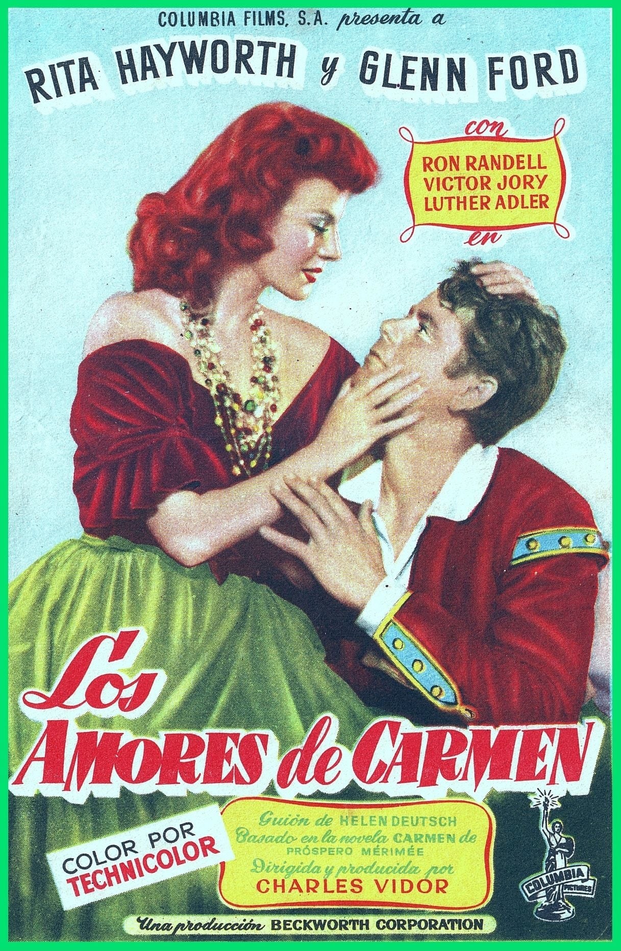 Poster de LOS AMORES DE CARMEN en español