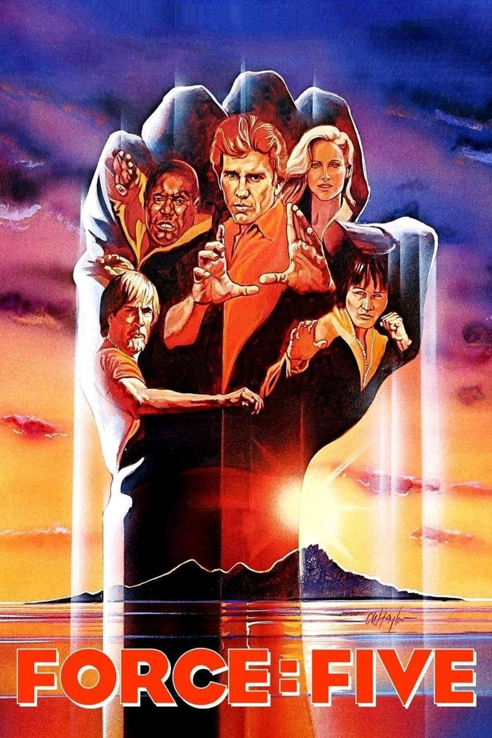 Poster de LOS CINCO INVENCIBLES en inglés