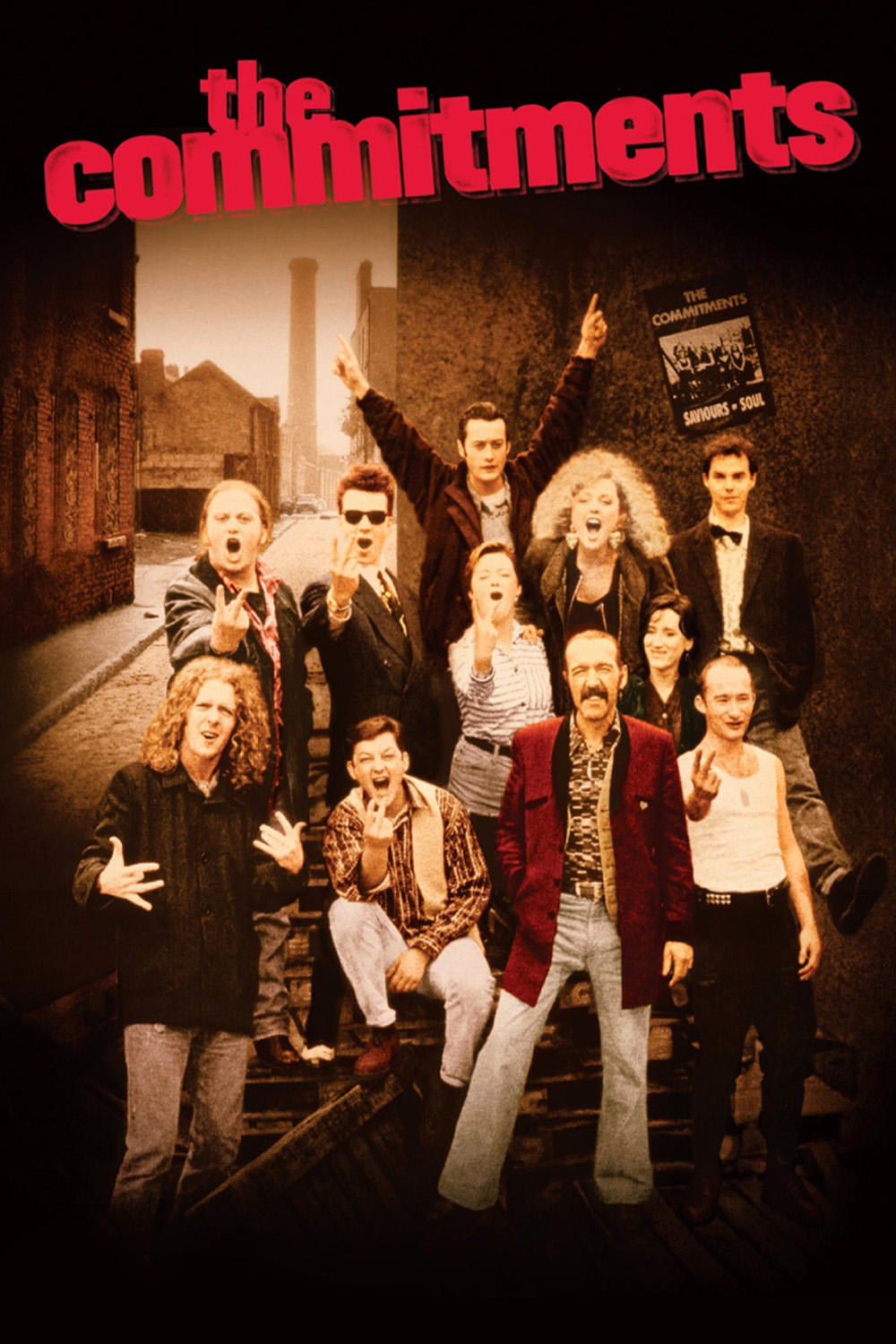 Poster de LOS COMMITMENTS en inglés