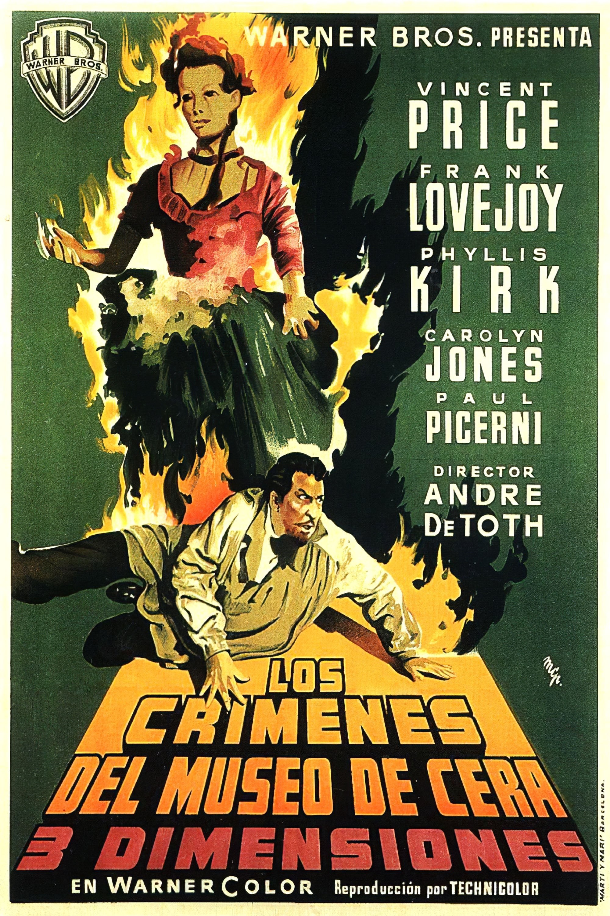 Poster de LOS CRÍMENES DEL MUSEO DE CERA en español