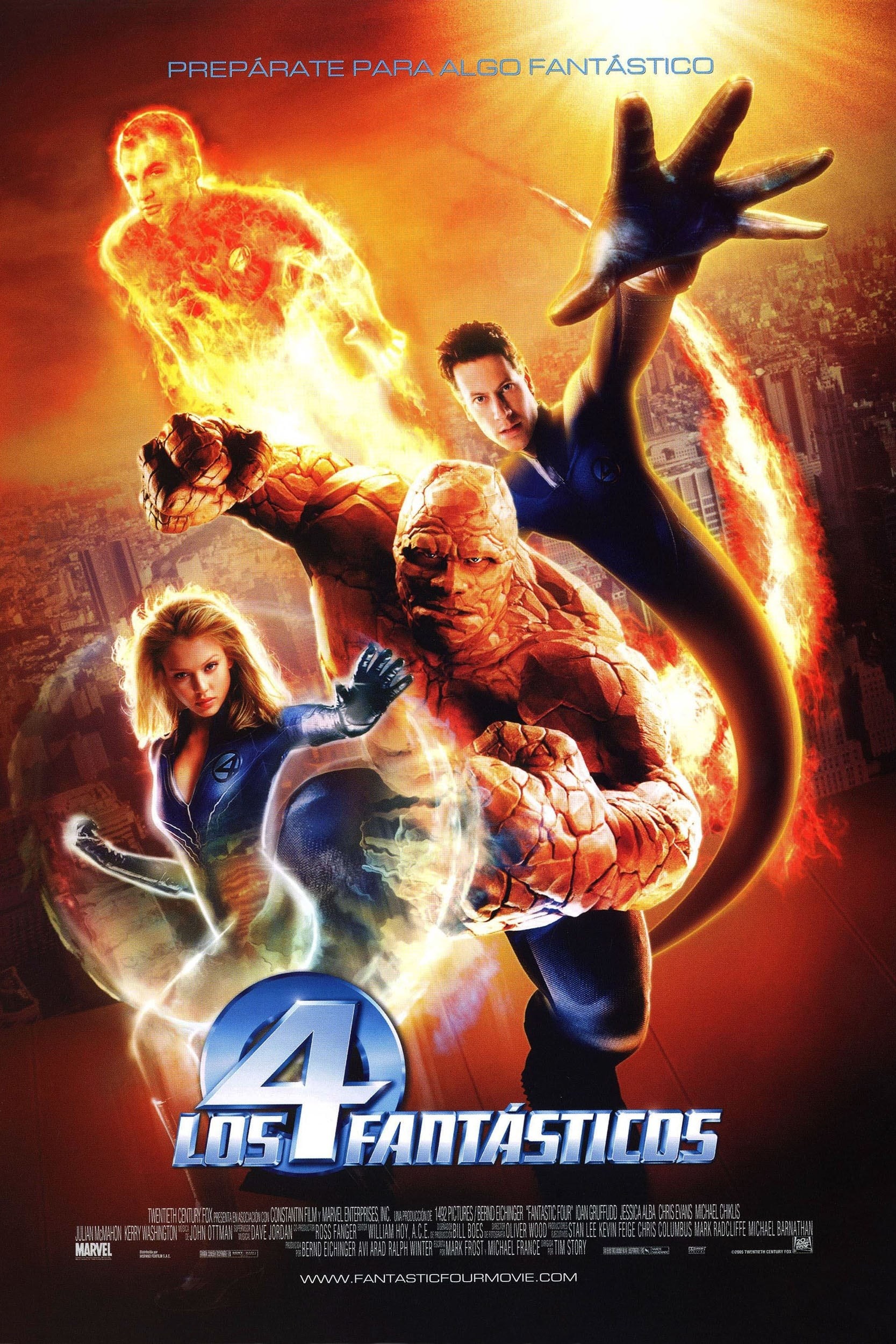 Poster de LOS CUATRO FANTÁSTICOS en español
