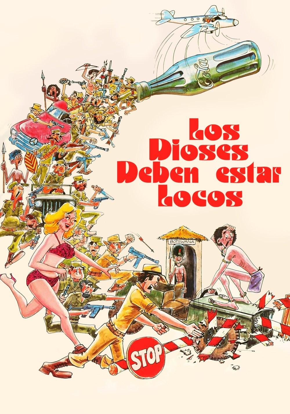 Poster de LOS DIOSES DEBEN ESTAR LOCOS en español