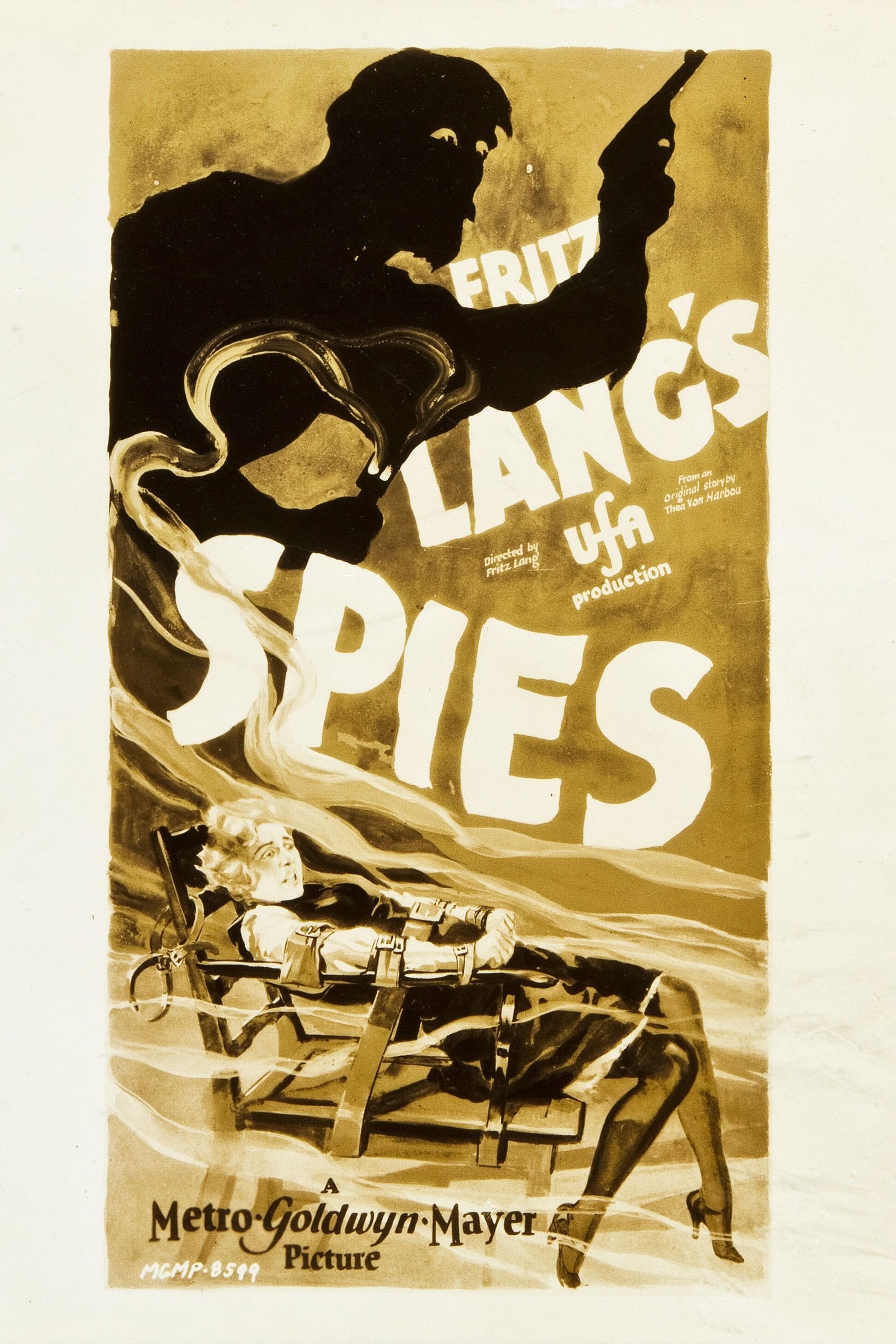 Poster de LOS ESPÍAS en inglés