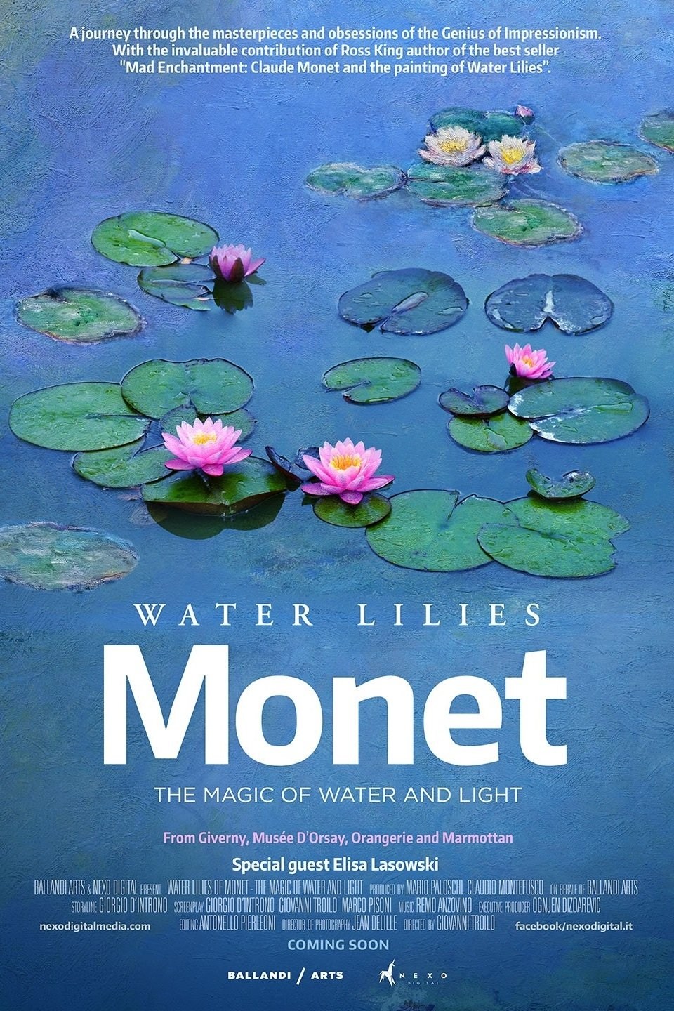 Poster de LOS NENÚFARES DE MONET en inglés