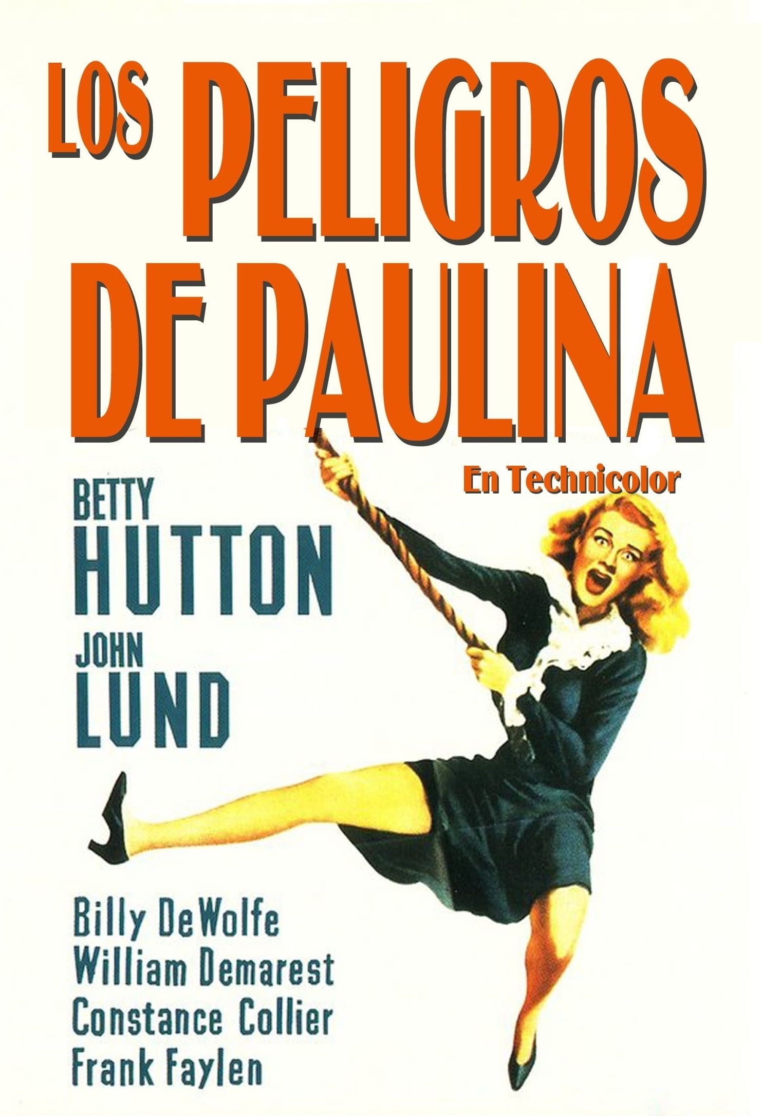 Poster de LOS PELIGROS DE PAULINA en español