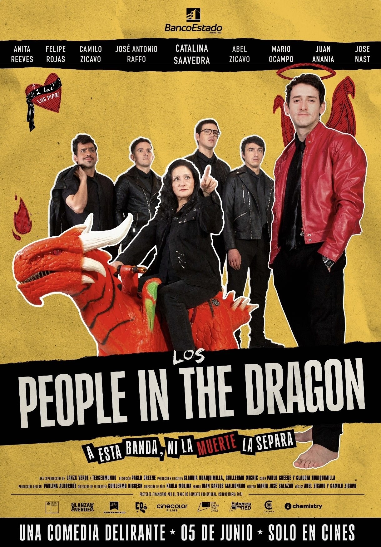 Poster de LOS PEOPLE IN THE DRAGON