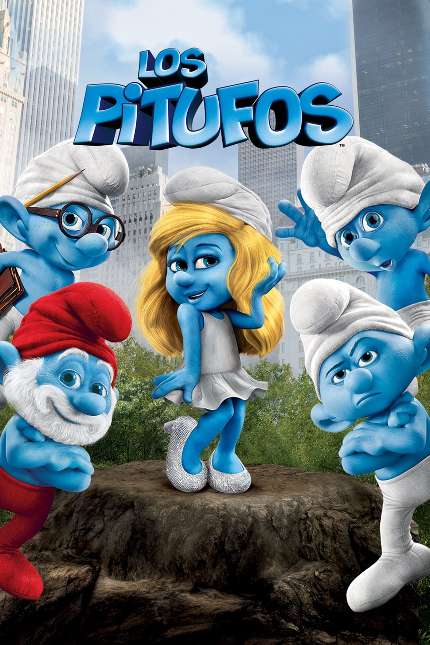 Poster de LOS PITUFOS en español