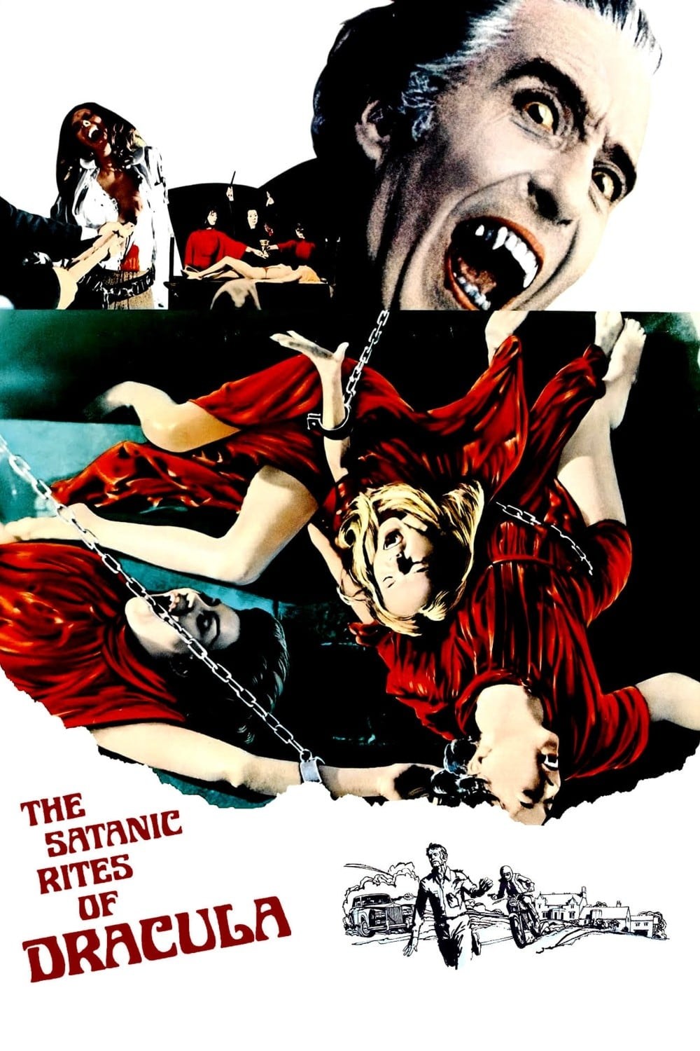 Poster de LOS RITOS SATÁNICOS DE DRÁCULA en inglés