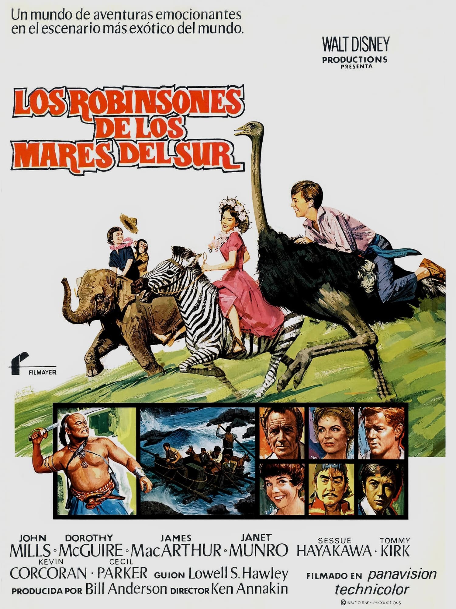 Poster de LOS ROBINSONES DE LOS MARES DEL SUR en español