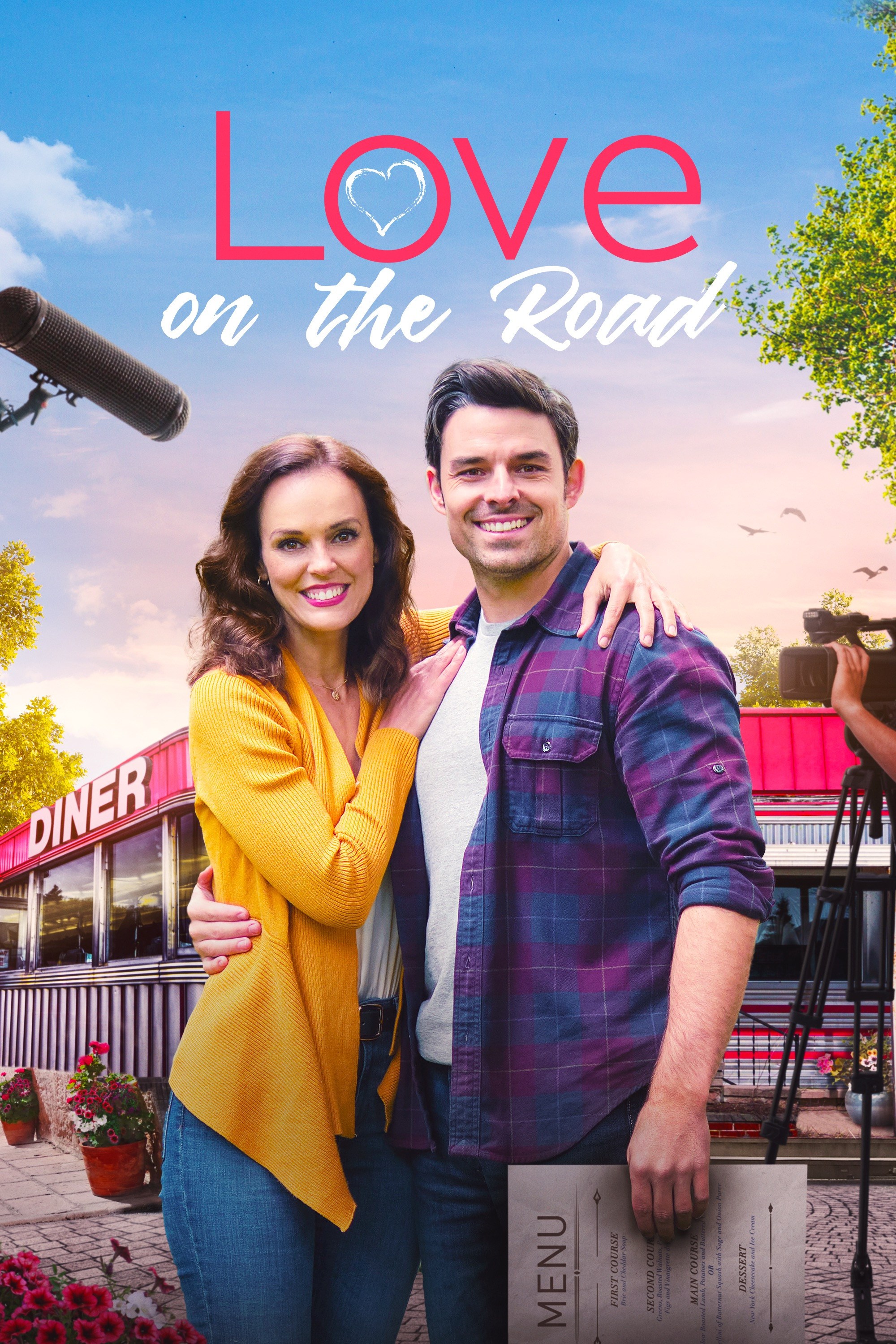 Poster de LOVE ON THE ROAD en inglés