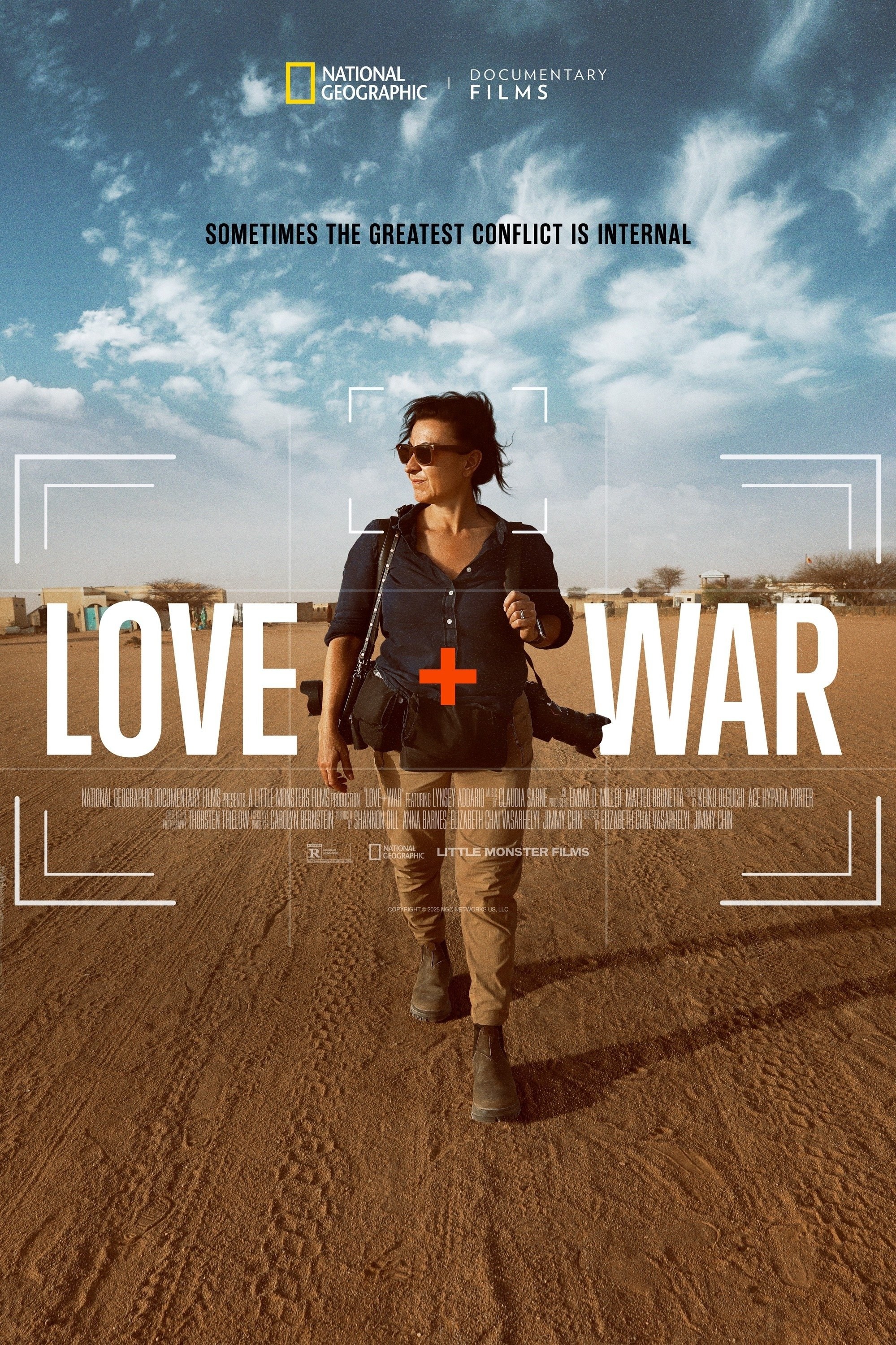 Poster de LOVE+WAR en inglés