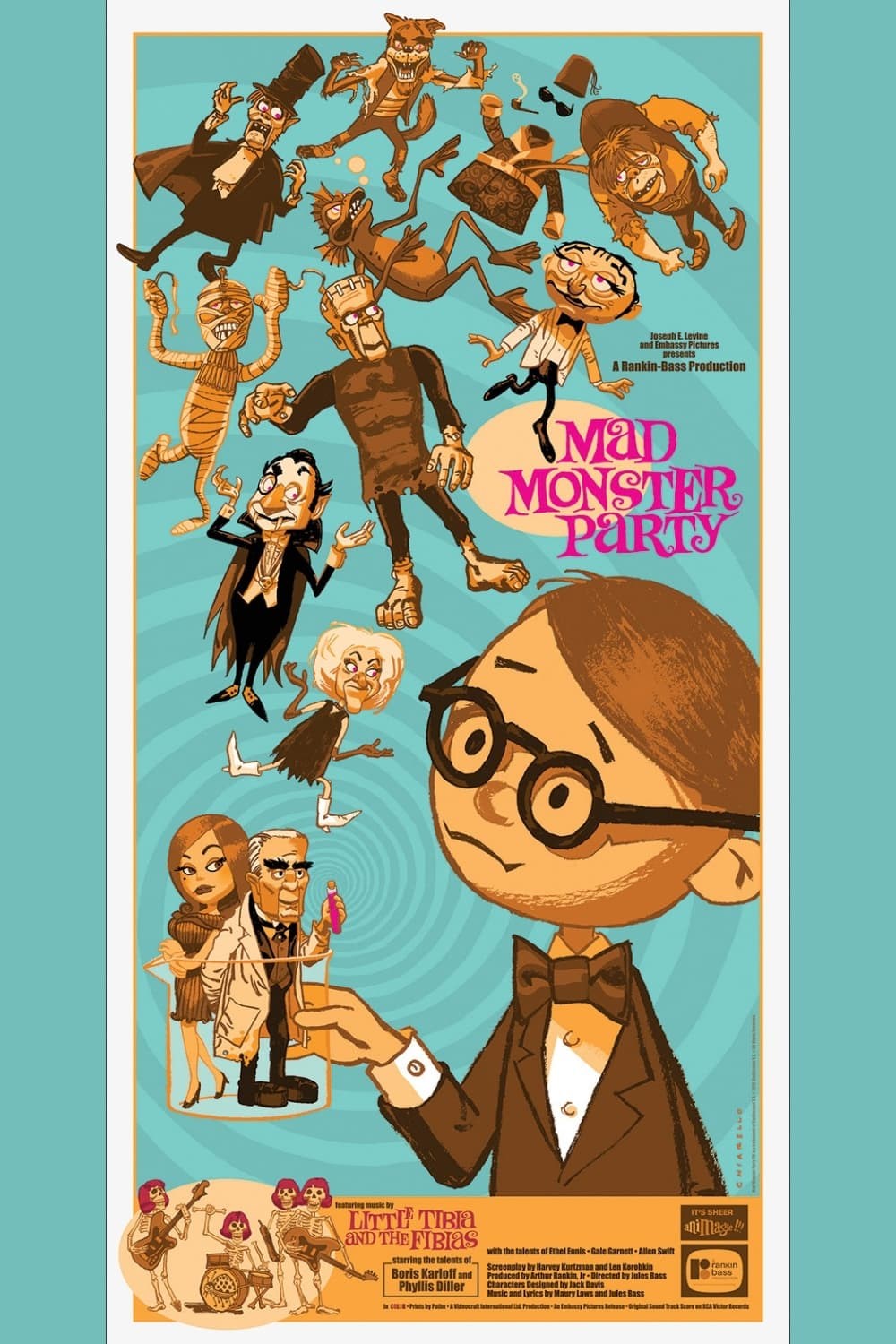 Poster de MAD MONSTER PARTY? en inglés