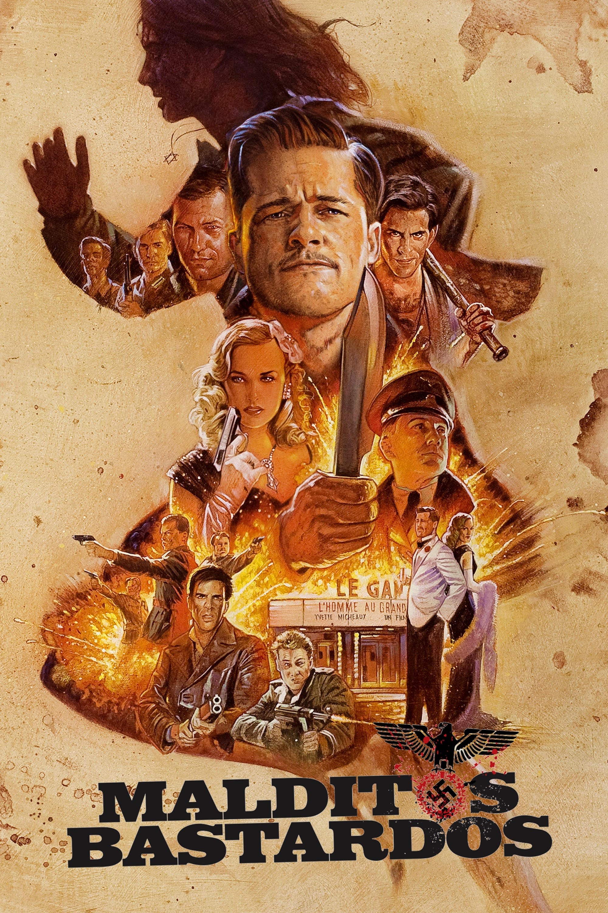 Poster de MALDITOS BASTARDOS en español
