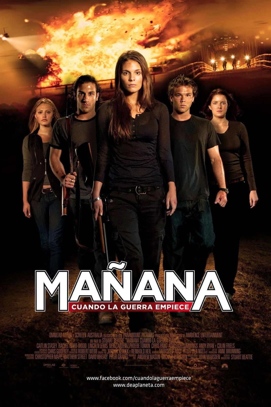 Poster de MAÑANA, CUANDO LA GUERRA EMPIECE en español