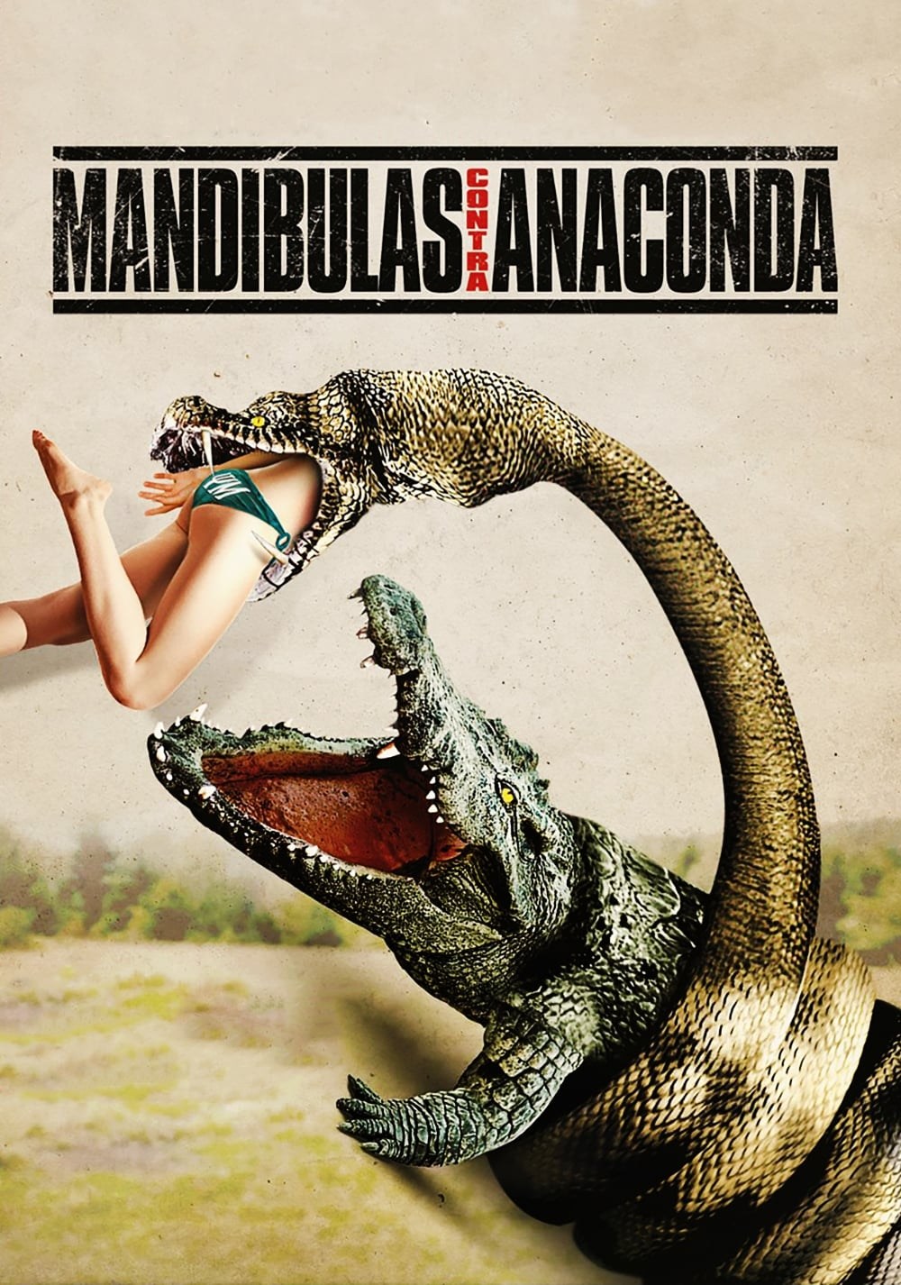 Poster de MANDÍBULAS CONTRA ANACONDA en español