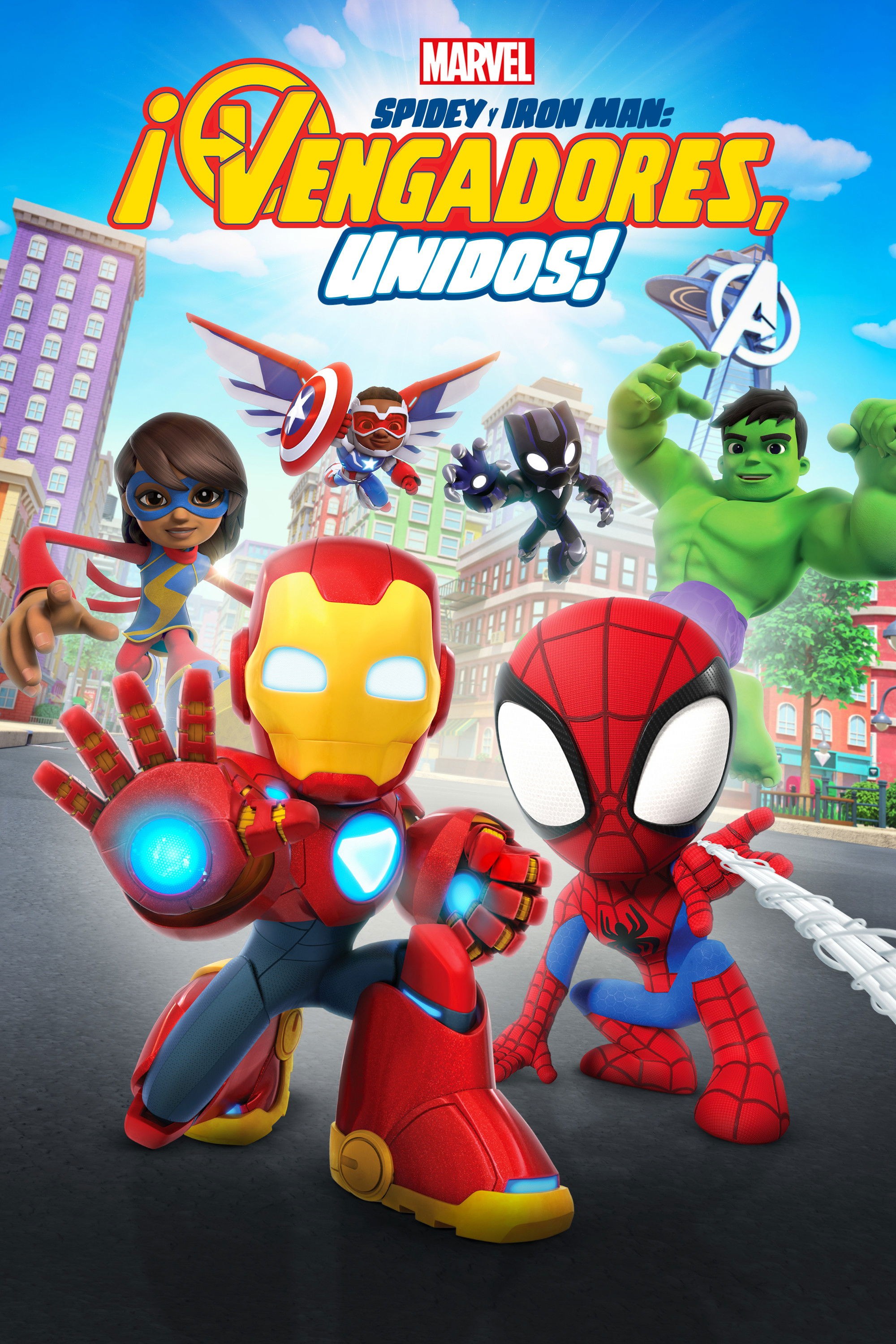 Poster de MARVEL'S SPIDEY Y IRON MAN: AVENGERS TEAM UP! en español