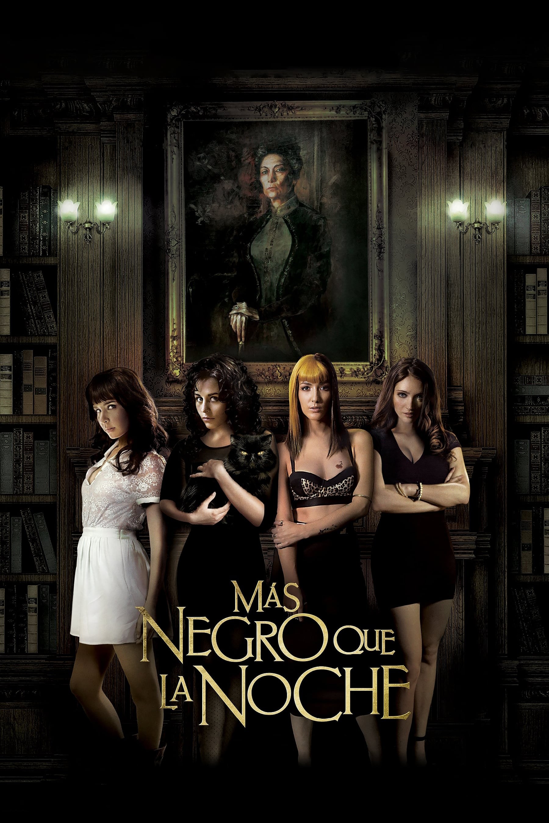Poster de MÁS NEGRO QUE LA NOCHE en español
