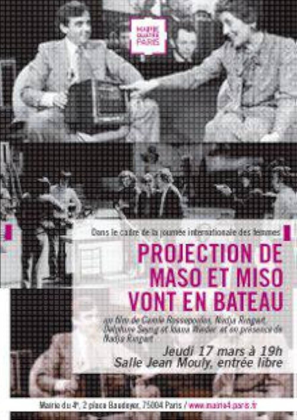 Poster de MASO ET MISO VONT EN BATEAU