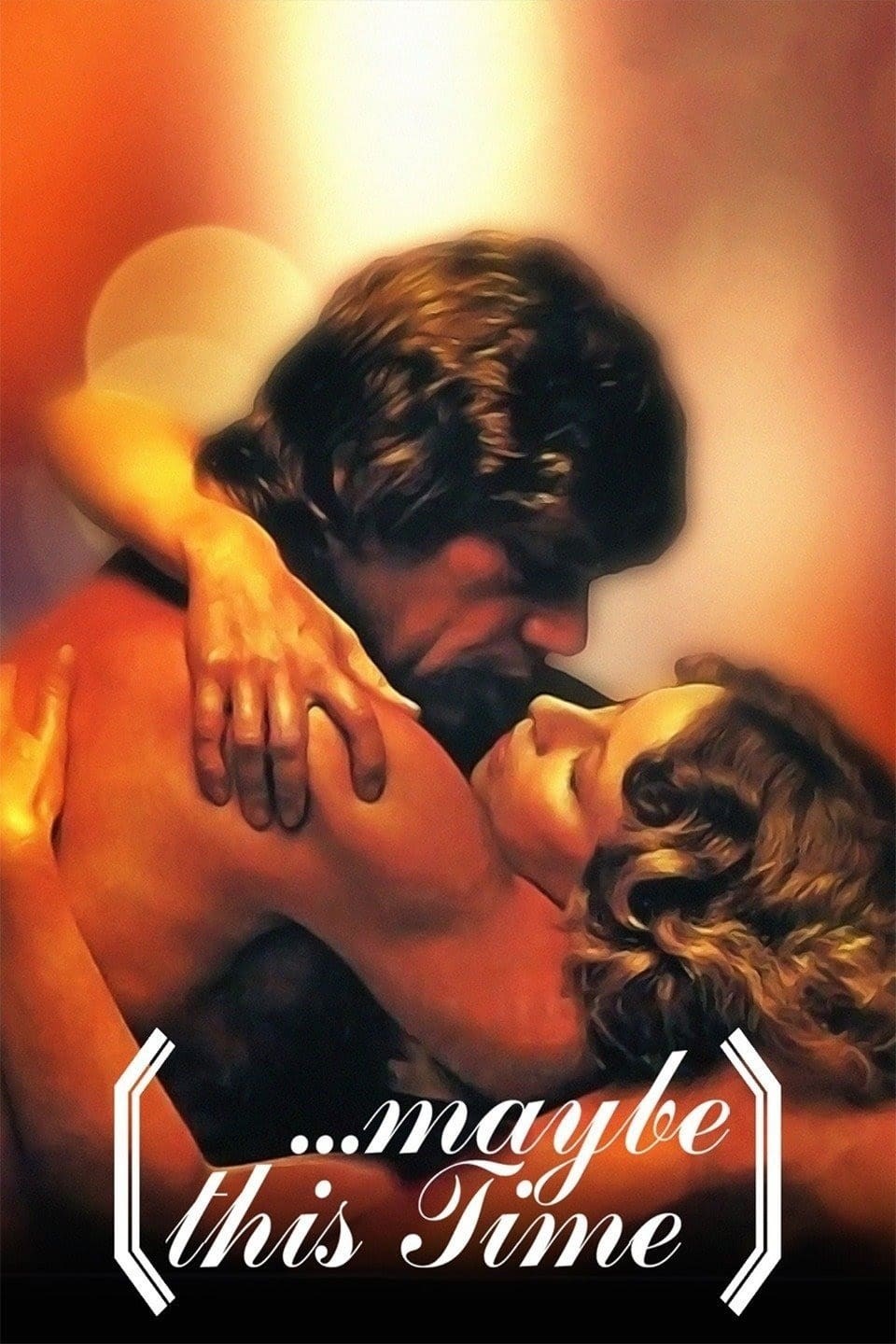 Poster de ...MAYBE THIS TIME en inglés