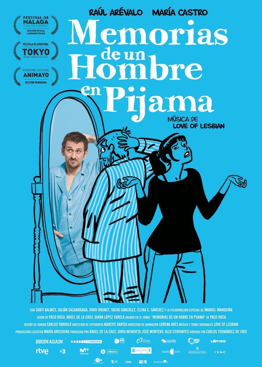 Poster de MEMORIAS DE UN HOMBRE EN PIJAMA en español