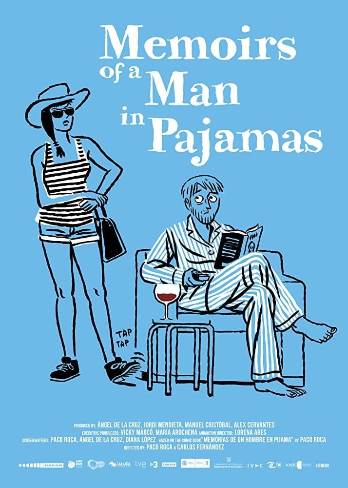 Poster de MEMORIAS DE UN HOMBRE EN PIJAMA en inglés