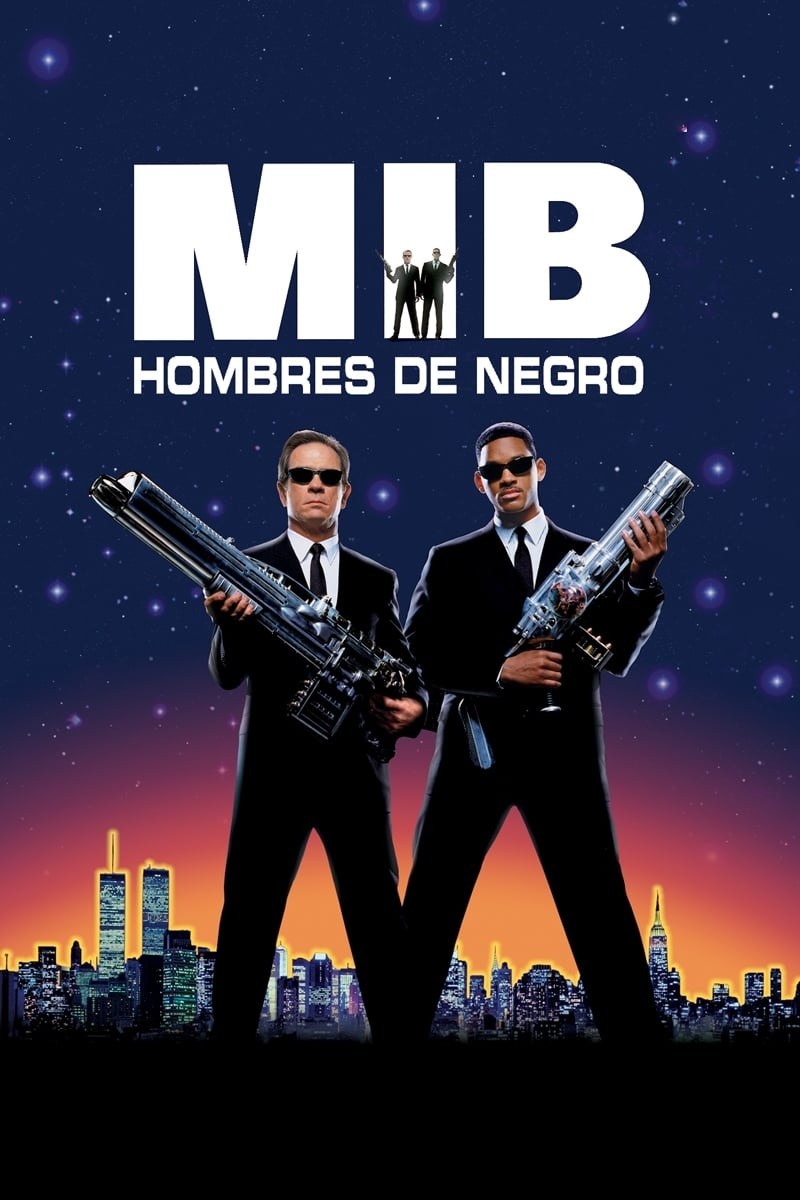 Poster de MEN IN BLACK (HOMBRES DE NEGRO) en español
