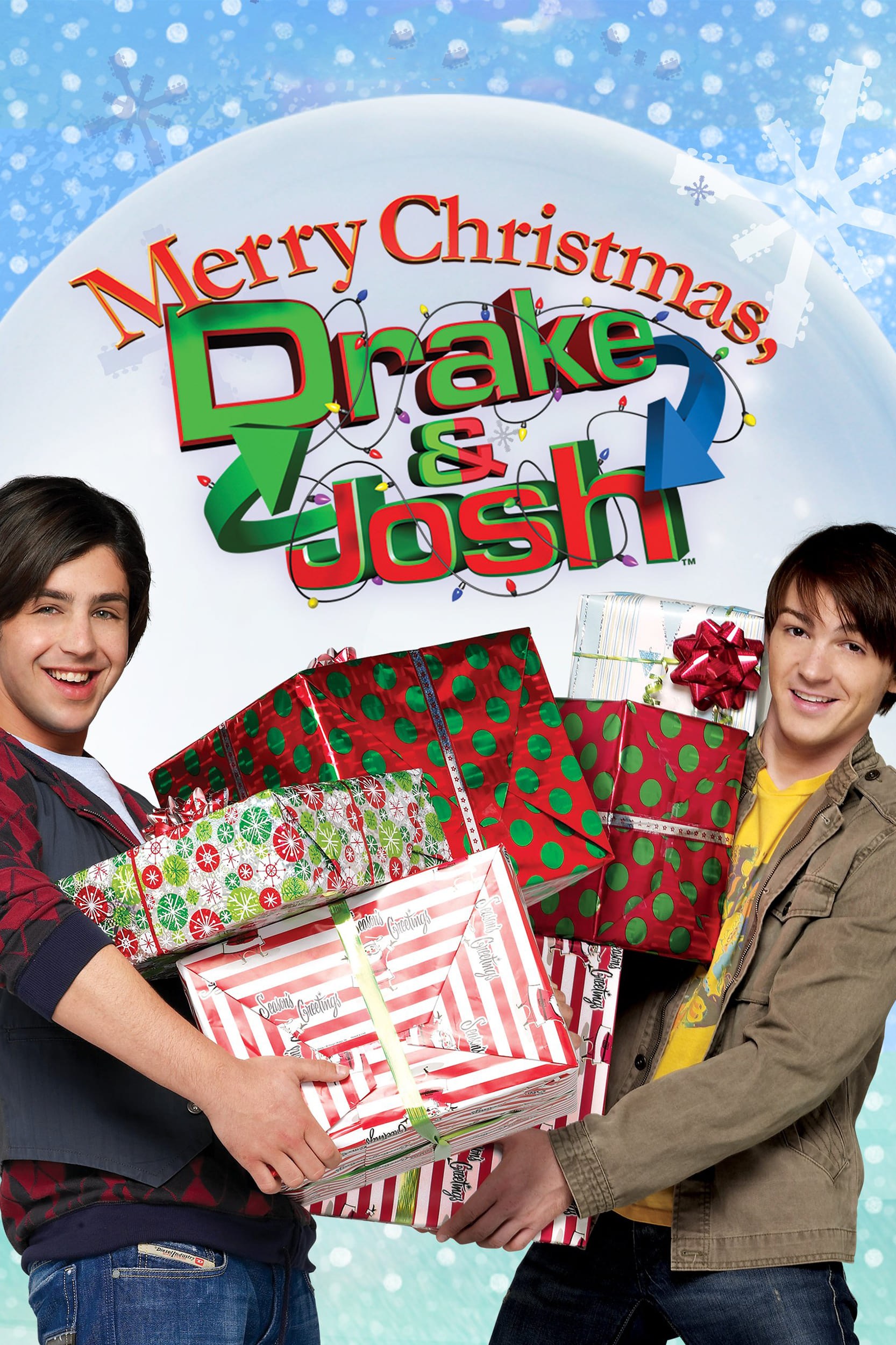 Poster de MERRY CHRISTMAS, DRAKE & JOSH en inglés