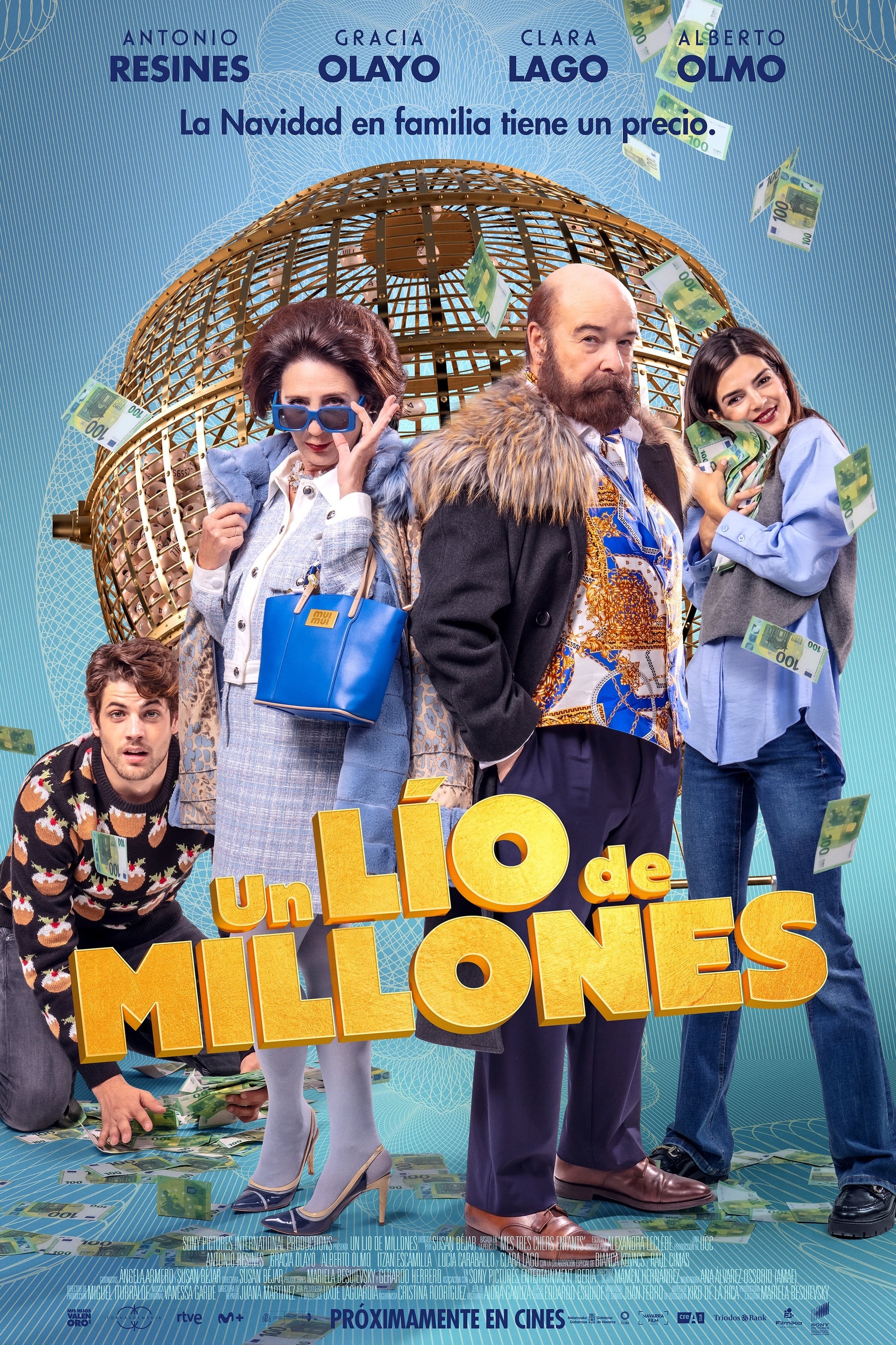 Poster de UN LÍO DE MILLONES en español
