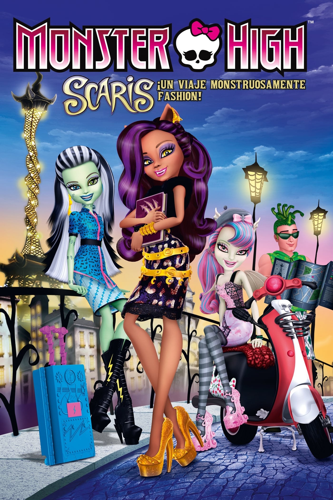 Poster de MONSTER HIGH SCARIS: UN VIAJE MONSTRUOSAMENTE FASHION en español