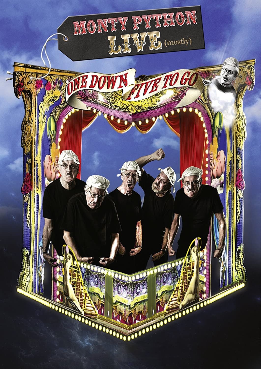 Poster de MONTY PYTHON LIVE (MOSTLY) en inglés