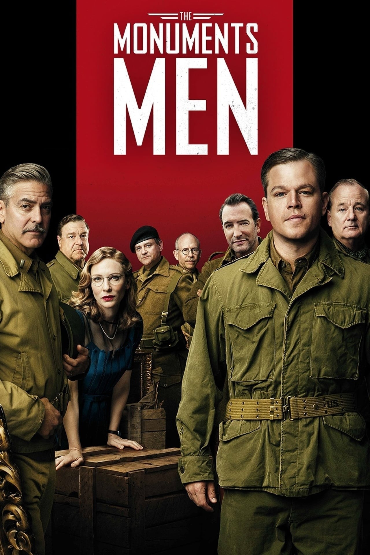 Poster de MONUMENTS MEN en inglés